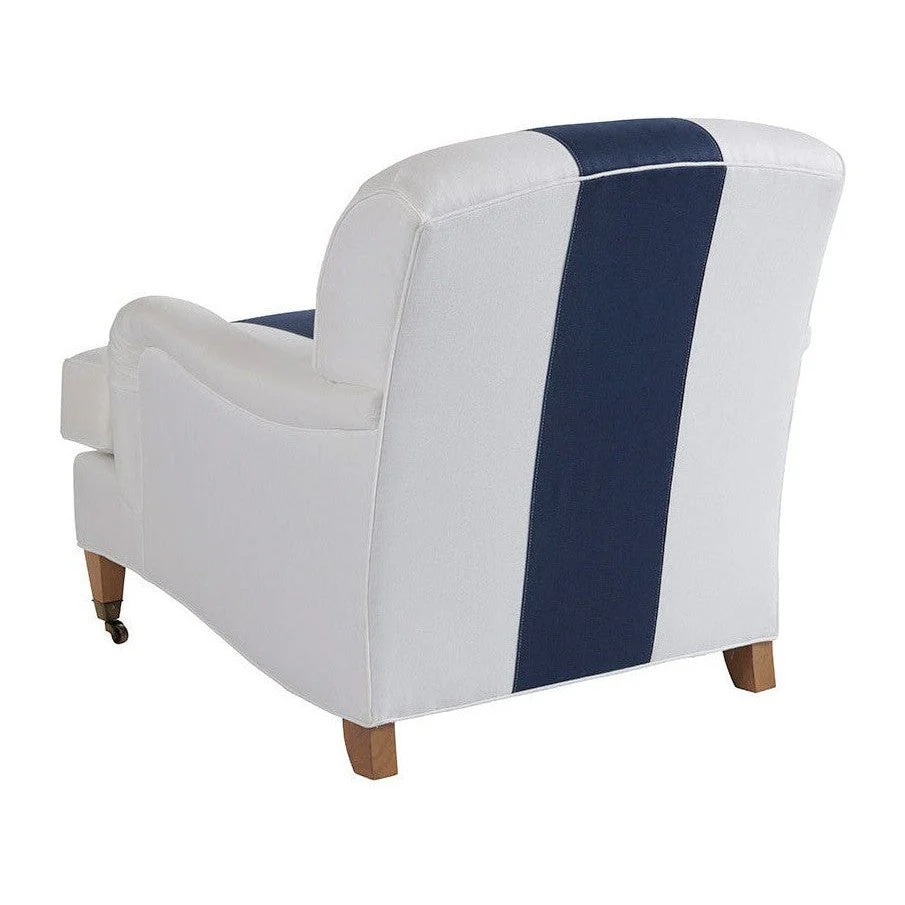 Barclay Butera Upholstery Sydney Chair With Brass Caster - Image 5