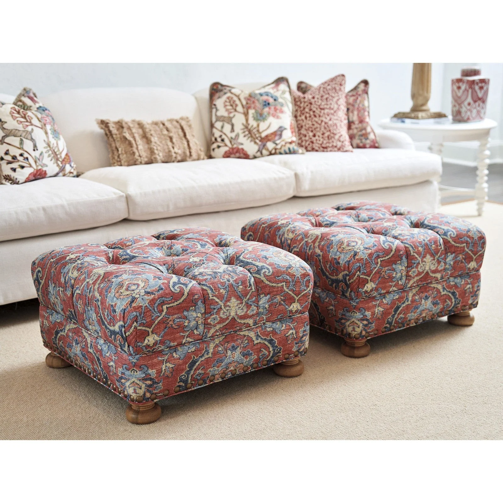 Barclay Butera Upholstery Winslow Ottoman - Image 2
