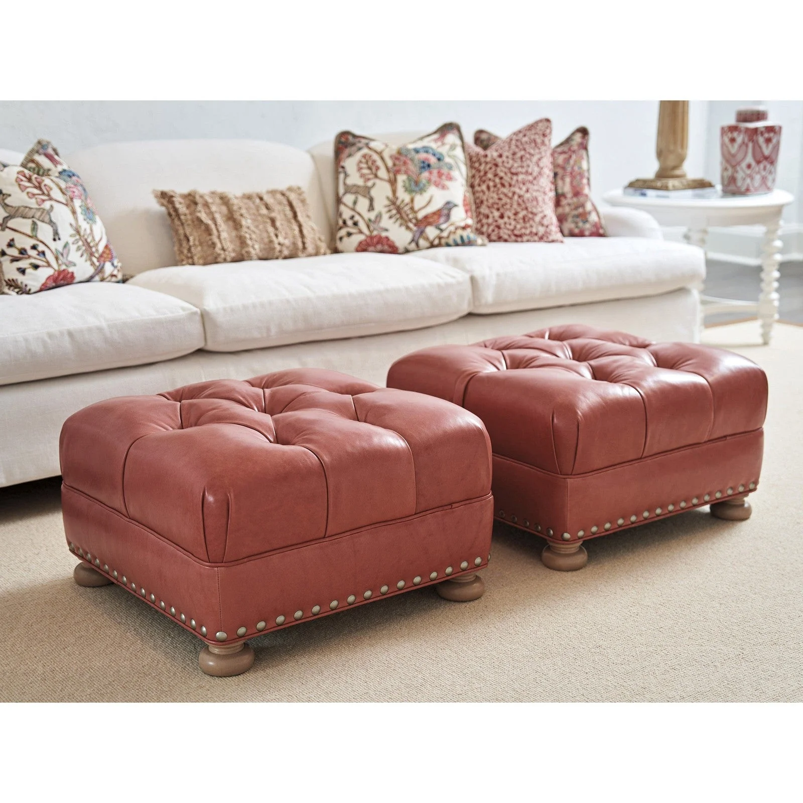 Barclay Butera Upholstery Winslow Ottoman - Image 4