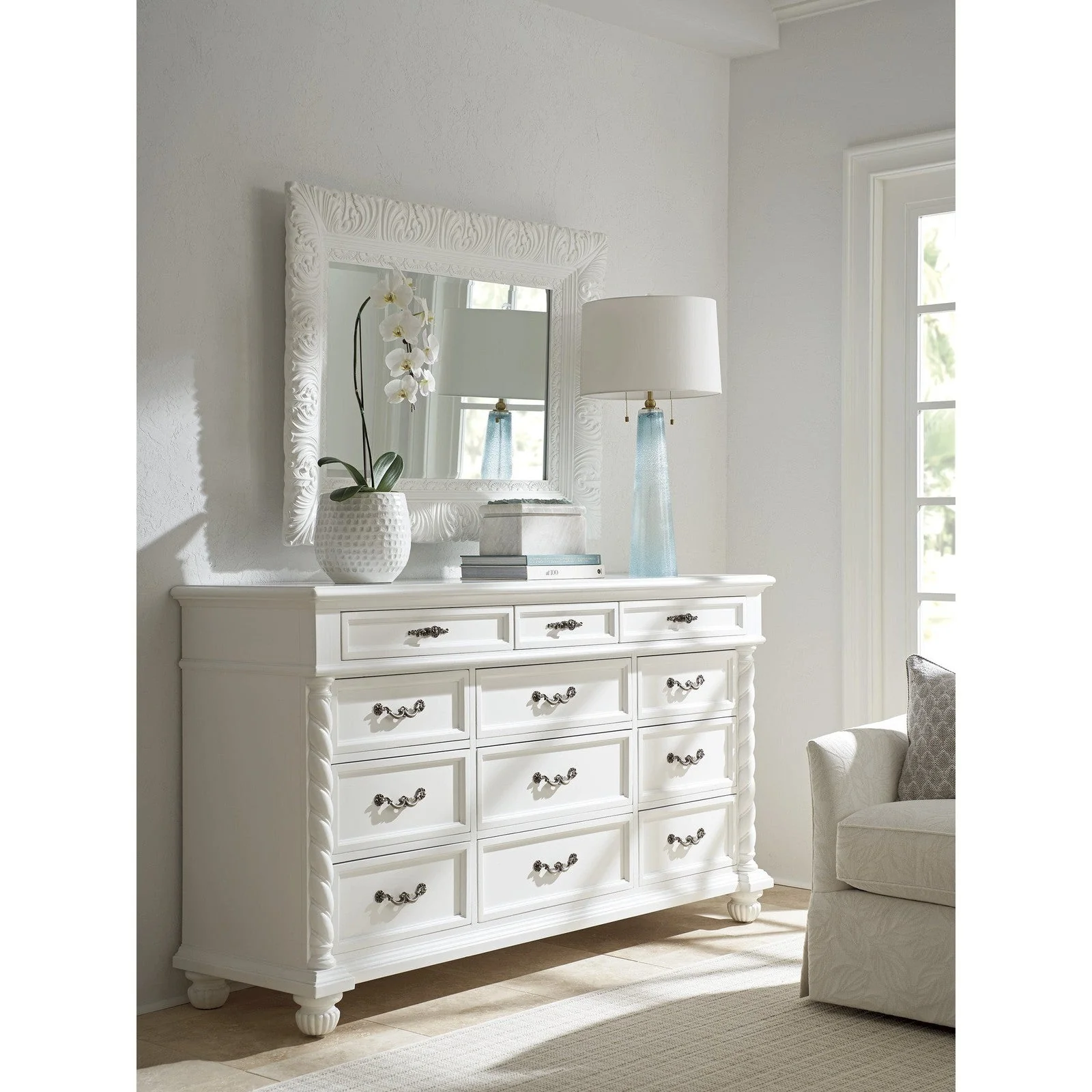 Barclay Butera Villa Blanca Aegean Triple Dresser - Image 2