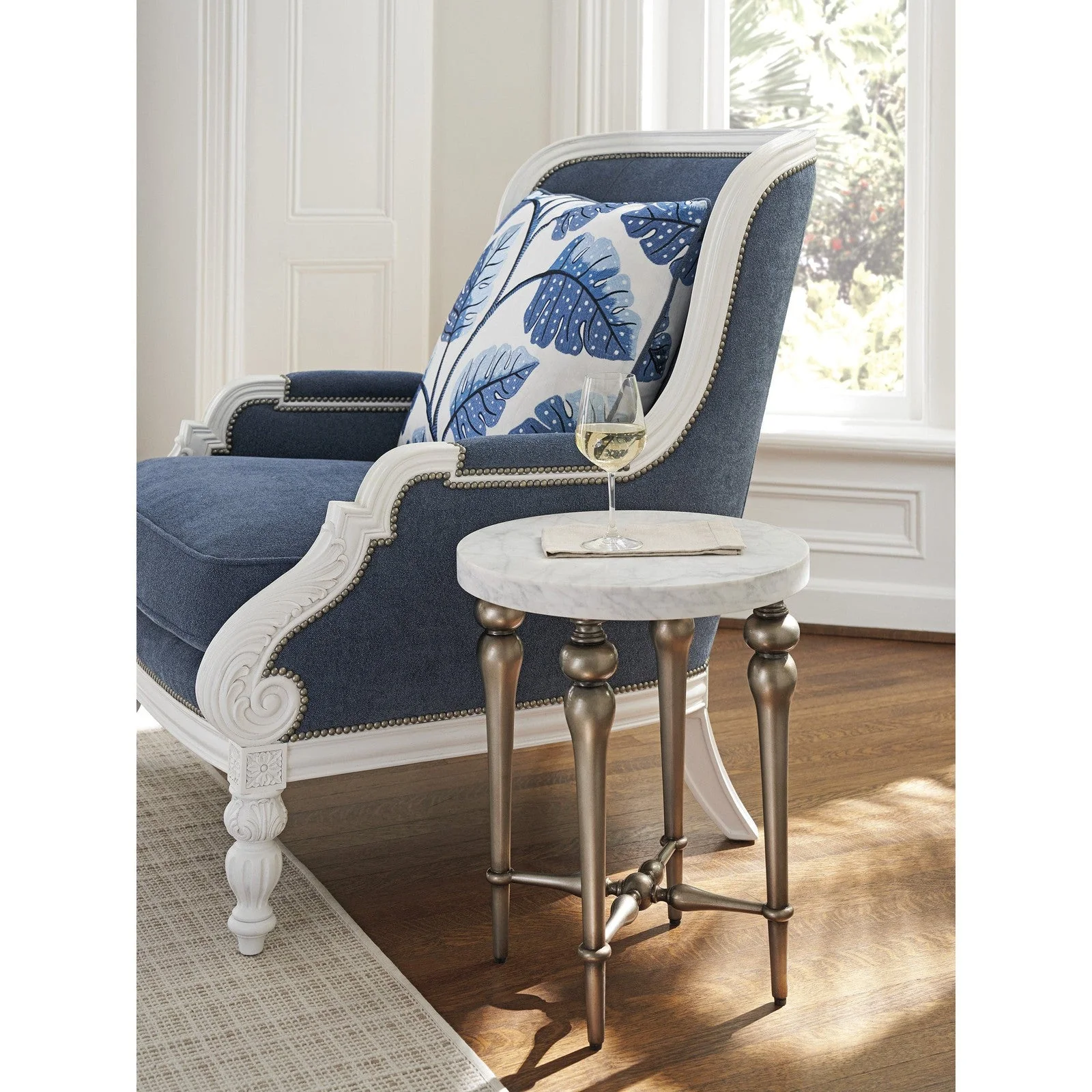 Barclay Butera Villa Blanca Argos Martini Table - Image 2