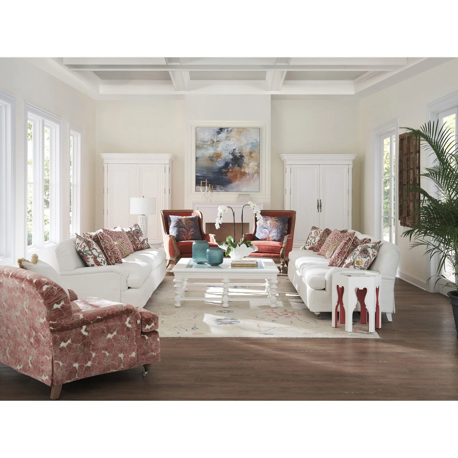 Barclay Butera Villa Blanca Bilbao Hexagonal End Table - Image 6