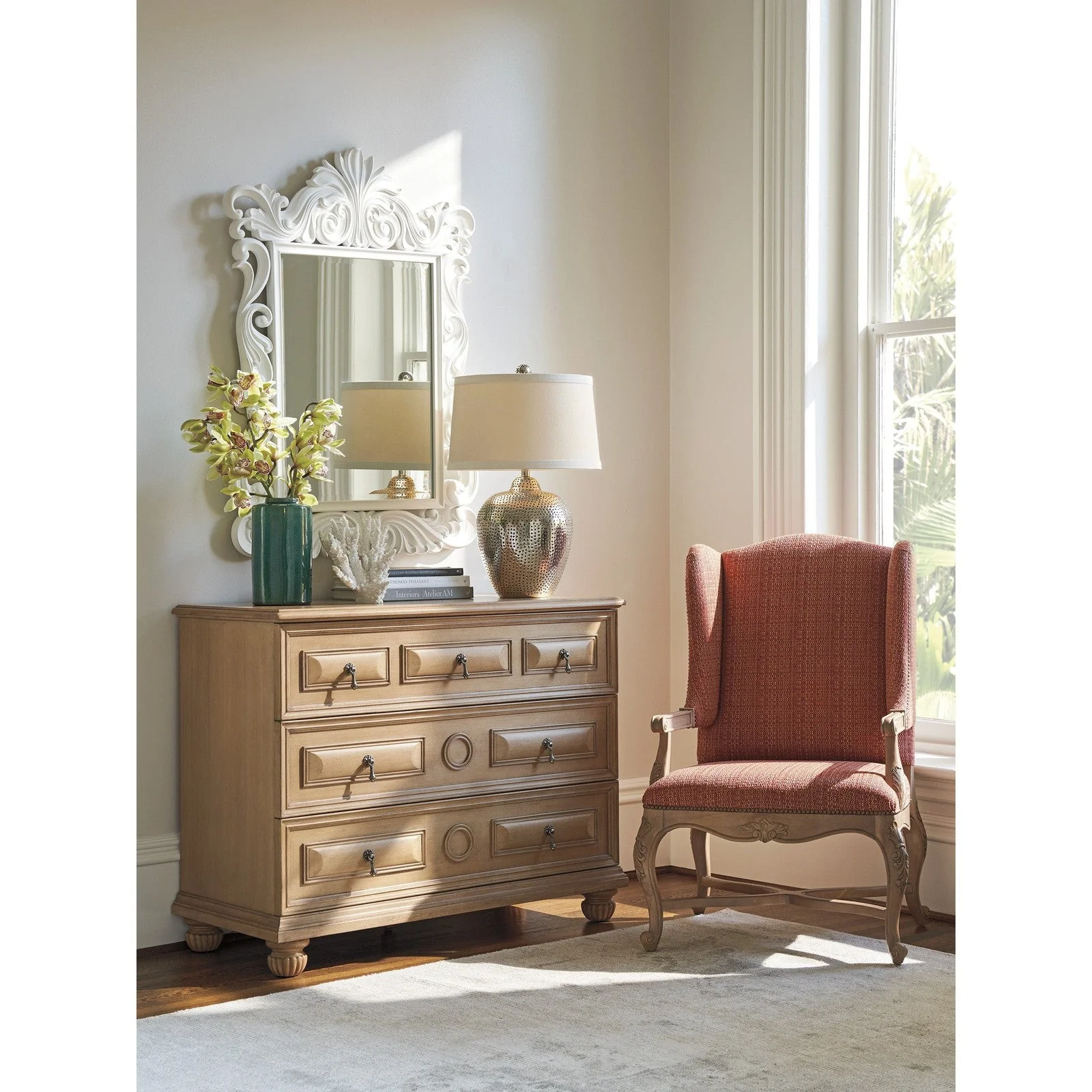Barclay Butera Villa Blanca Cannes Single Dresser - Image 6