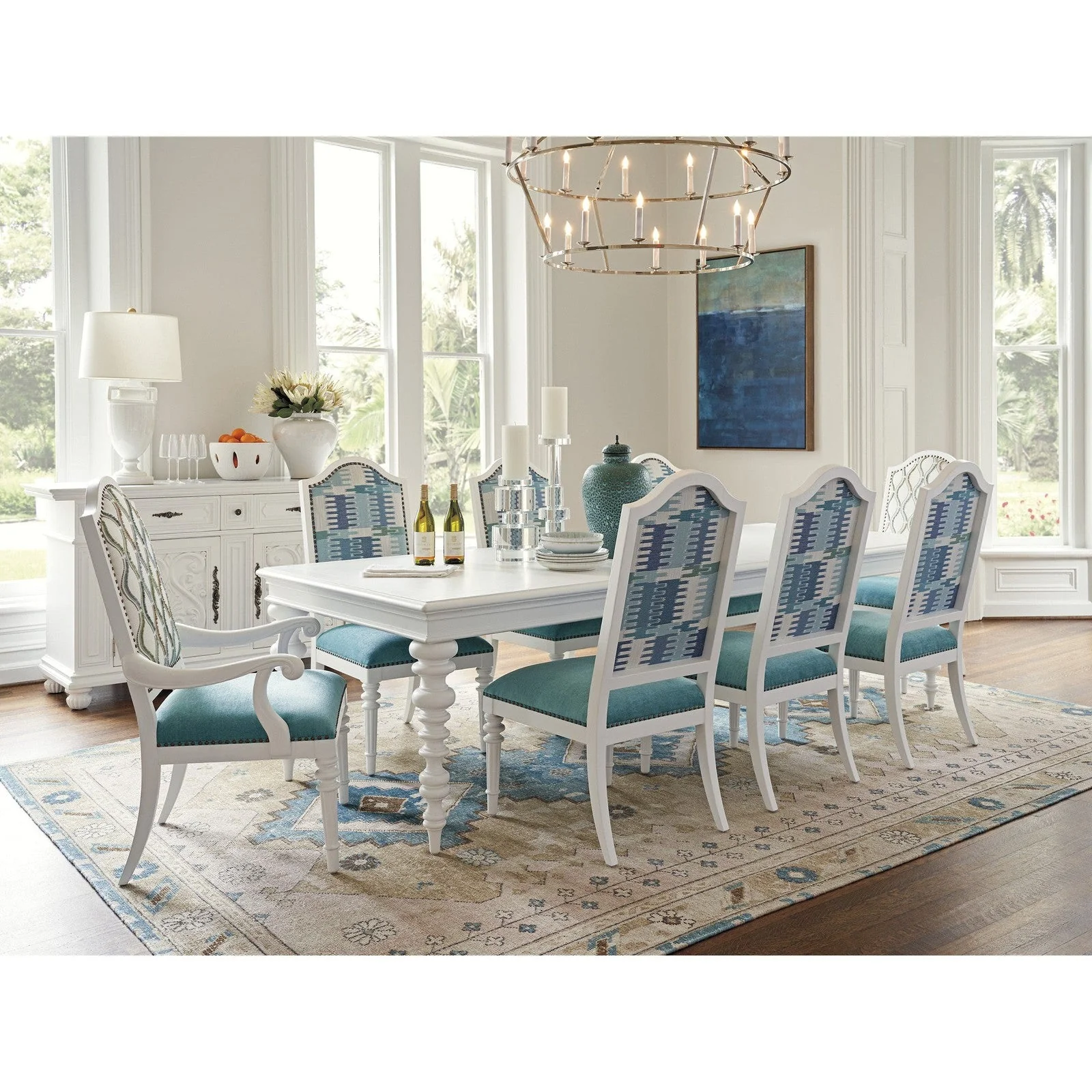 Barclay Butera Villa Blanca Corsica Upholstered Arm Chair - Image 6