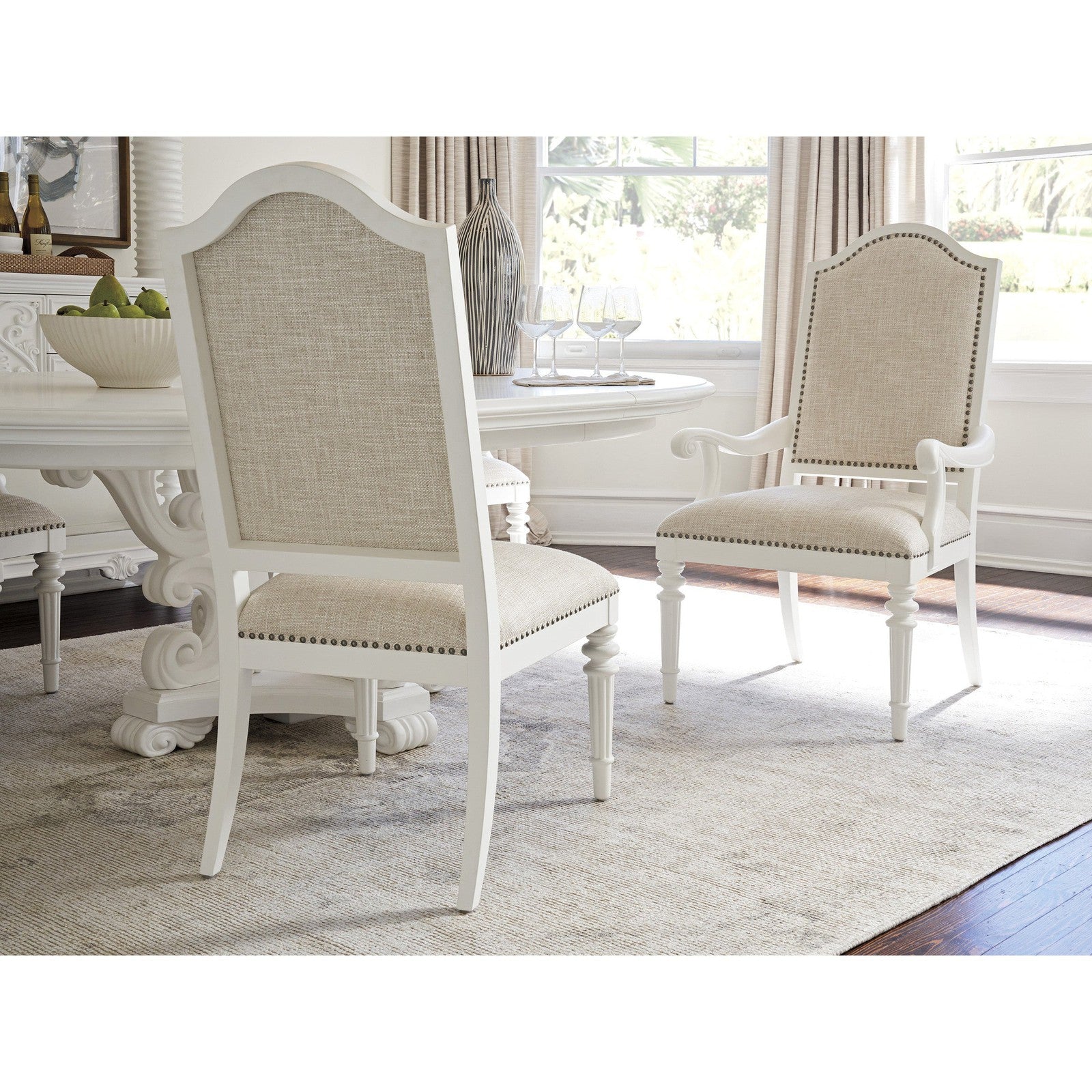Barclay Butera Villa Blanca Corsica Upholstered Side Chair - Image 2
