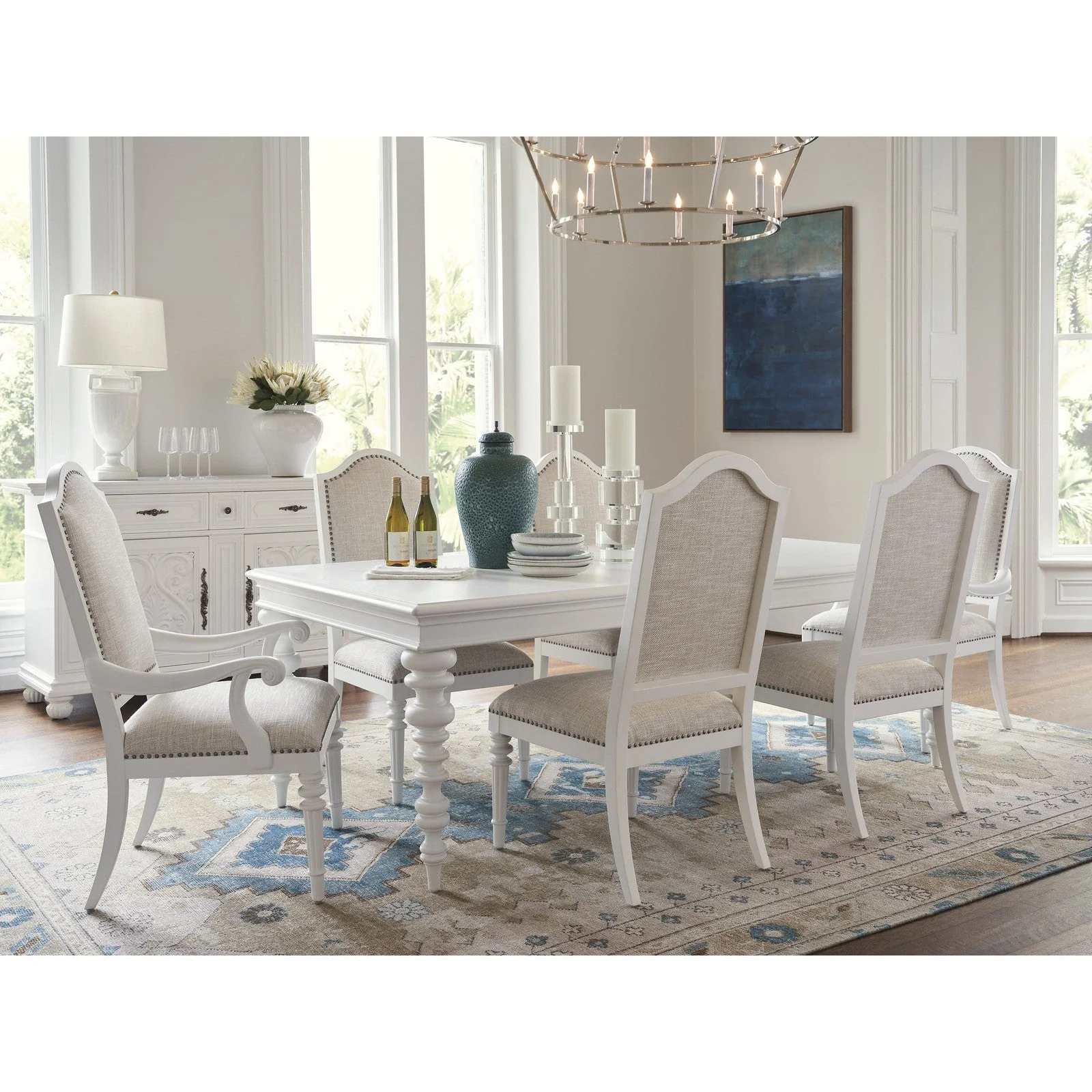Barclay Butera Villa Blanca Corsica Upholstered Side Chair - Image 3