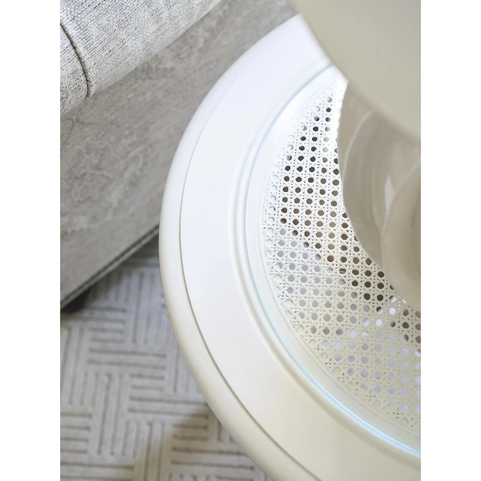 Barclay Butera Villa Blanca Cyprus Round End Table - Image 3