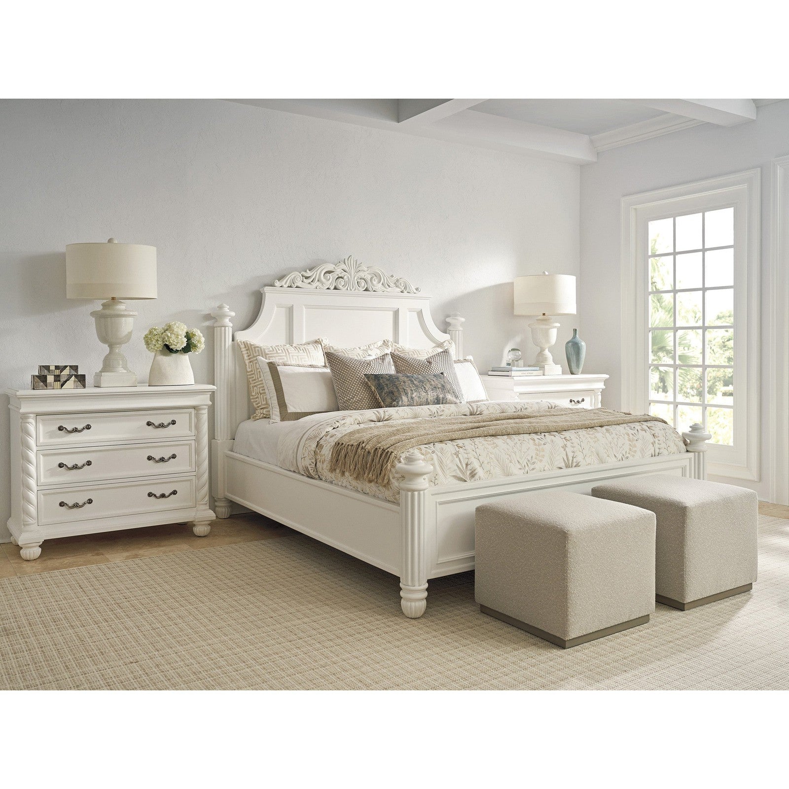 Barclay Butera Villa Blanca Santorini Panel Bed - Image 2