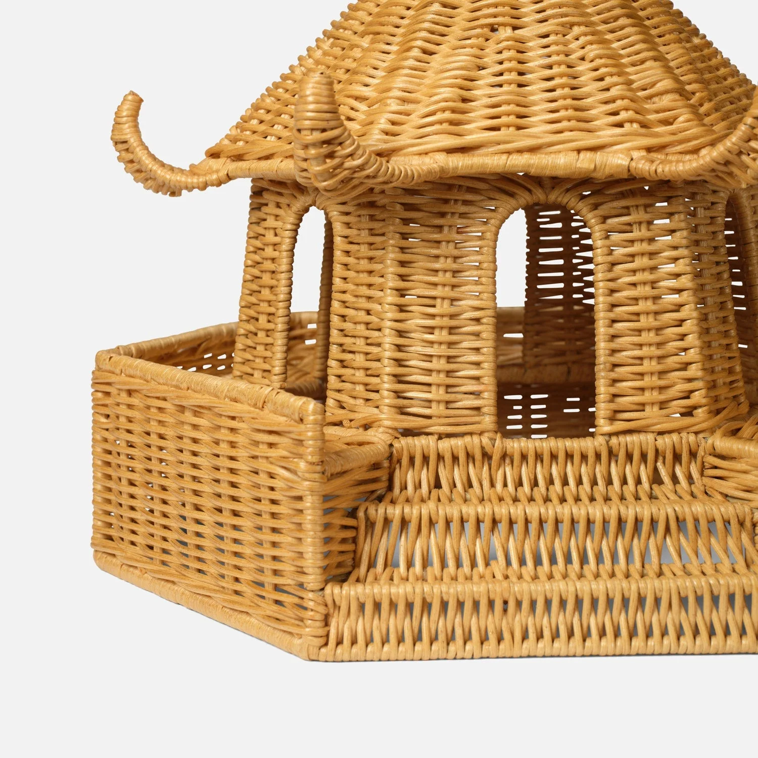 Bardot Rattan Pagoda Sculptures - Image 6