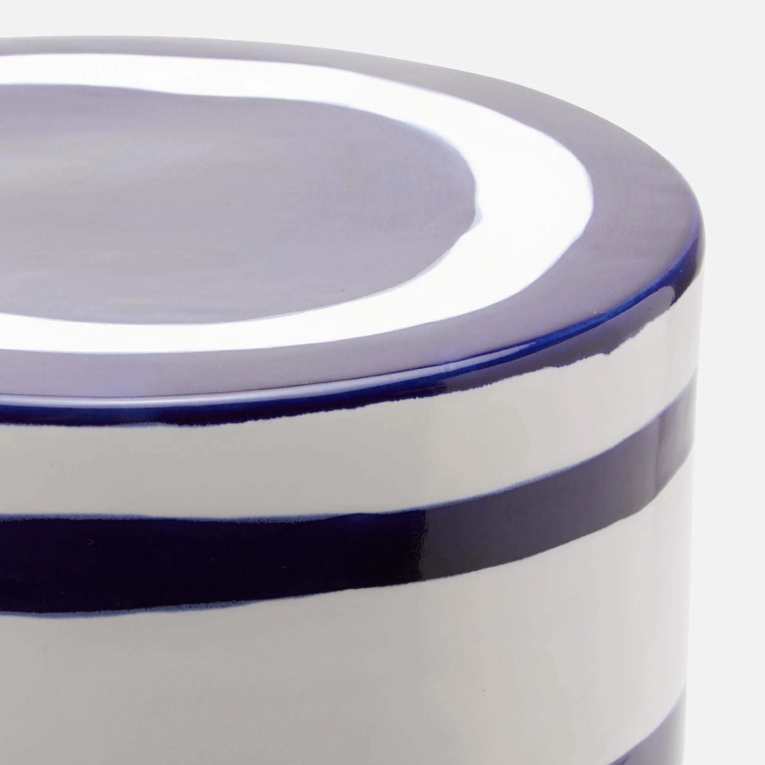 Belda Striped Outdoor Stool - Image 5
