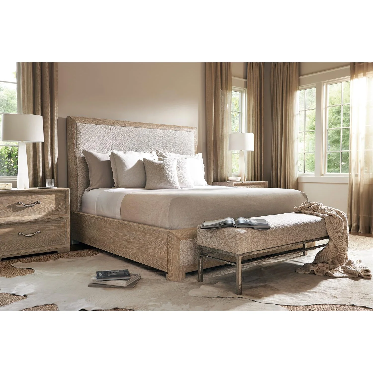 Bernhardt Aventura Upholstered Panel Bed - Image 2