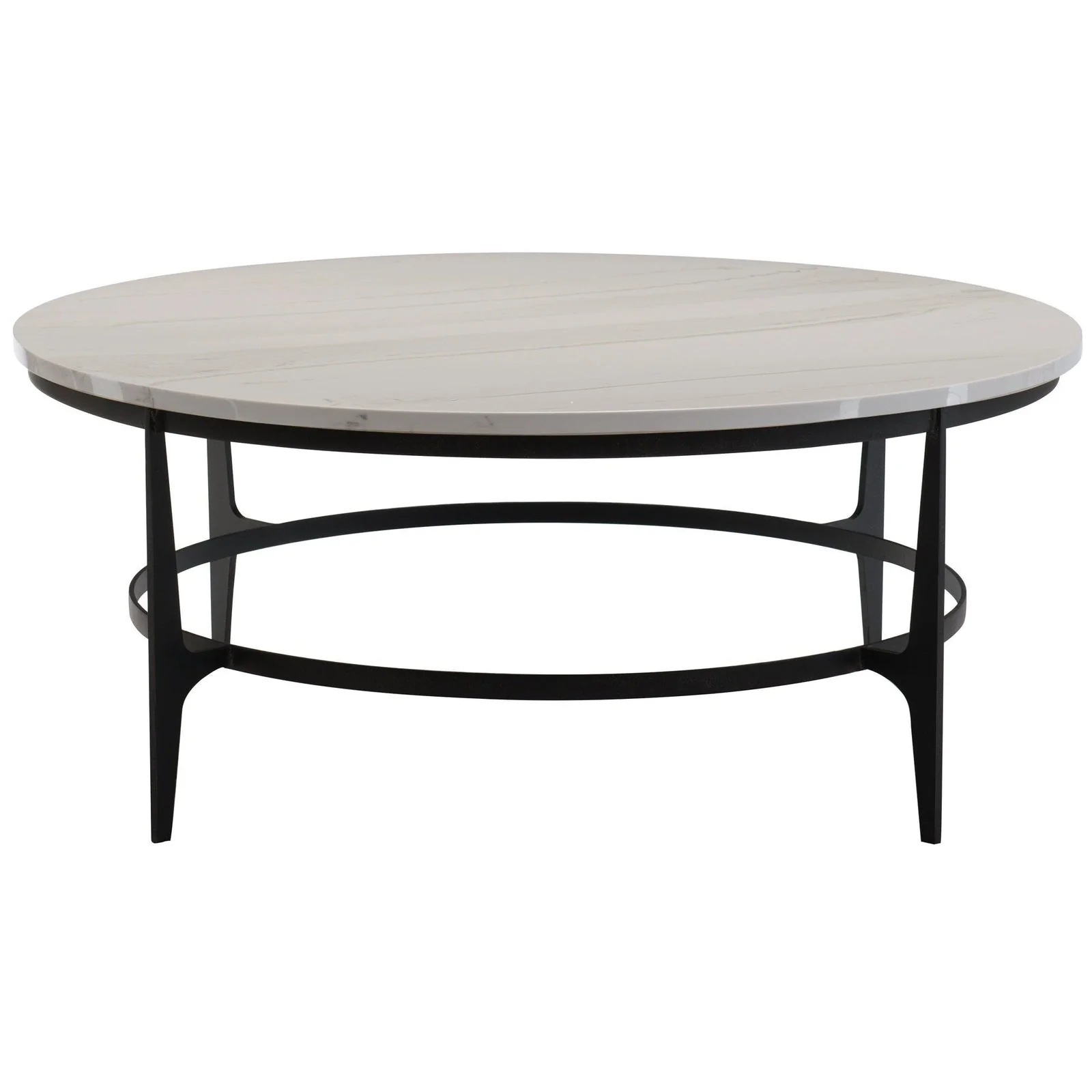 Bernhardt Avondale Round Metal Cocktail Table - Image 4