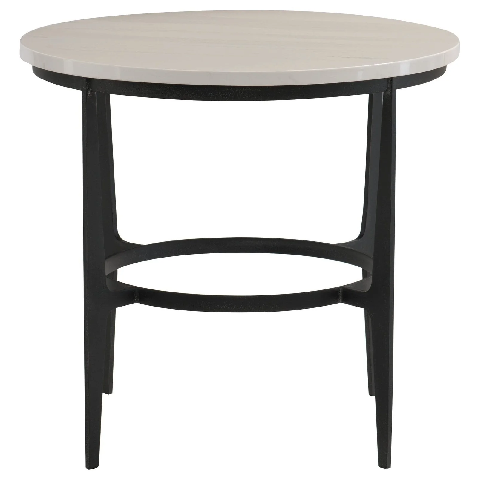 Bernhardt Avondale Round Metal End Table Y10 - Image 4
