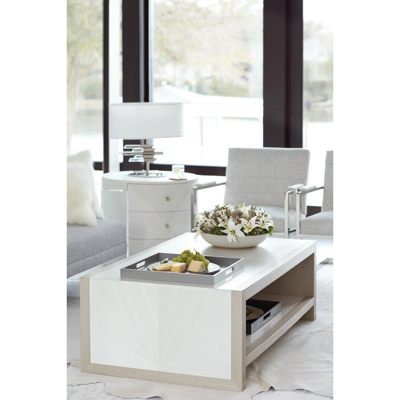 Bernhardt Axiom Round Chairside Table - Image 3