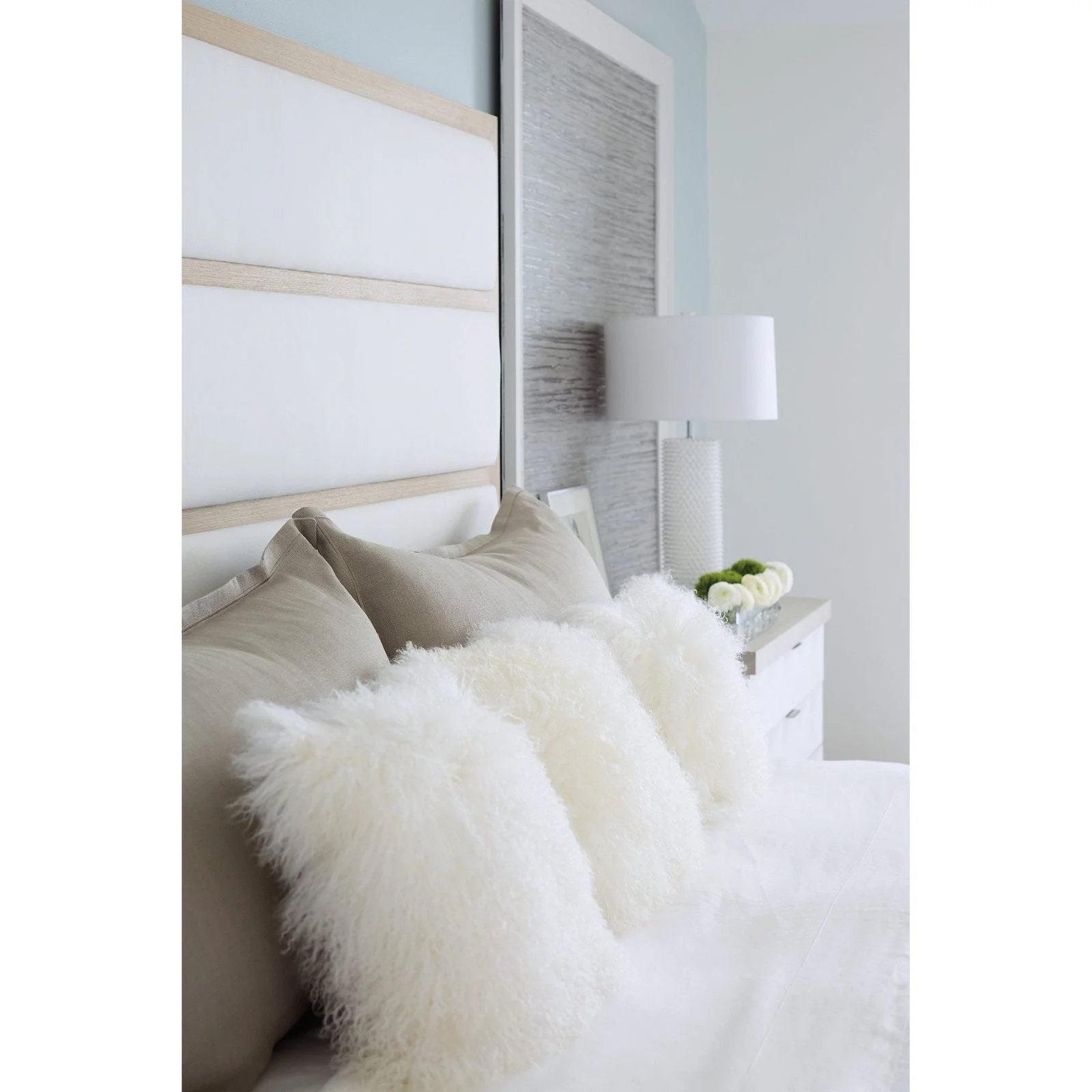 Bernhardt Axiom Upholstered Panel Bed 72" - Image 7