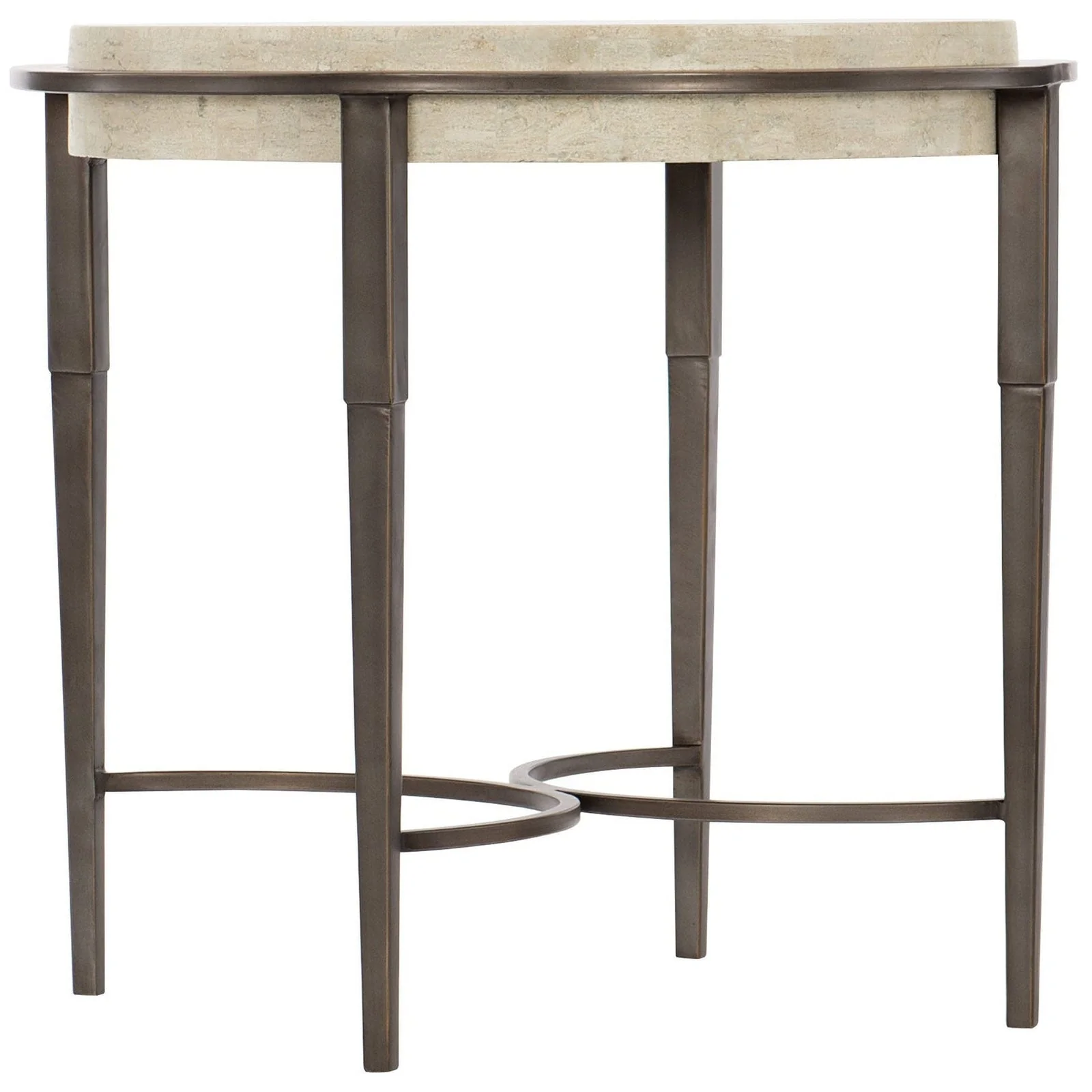 Bernhardt Barclay Metal Round Chairside Table - Image 7