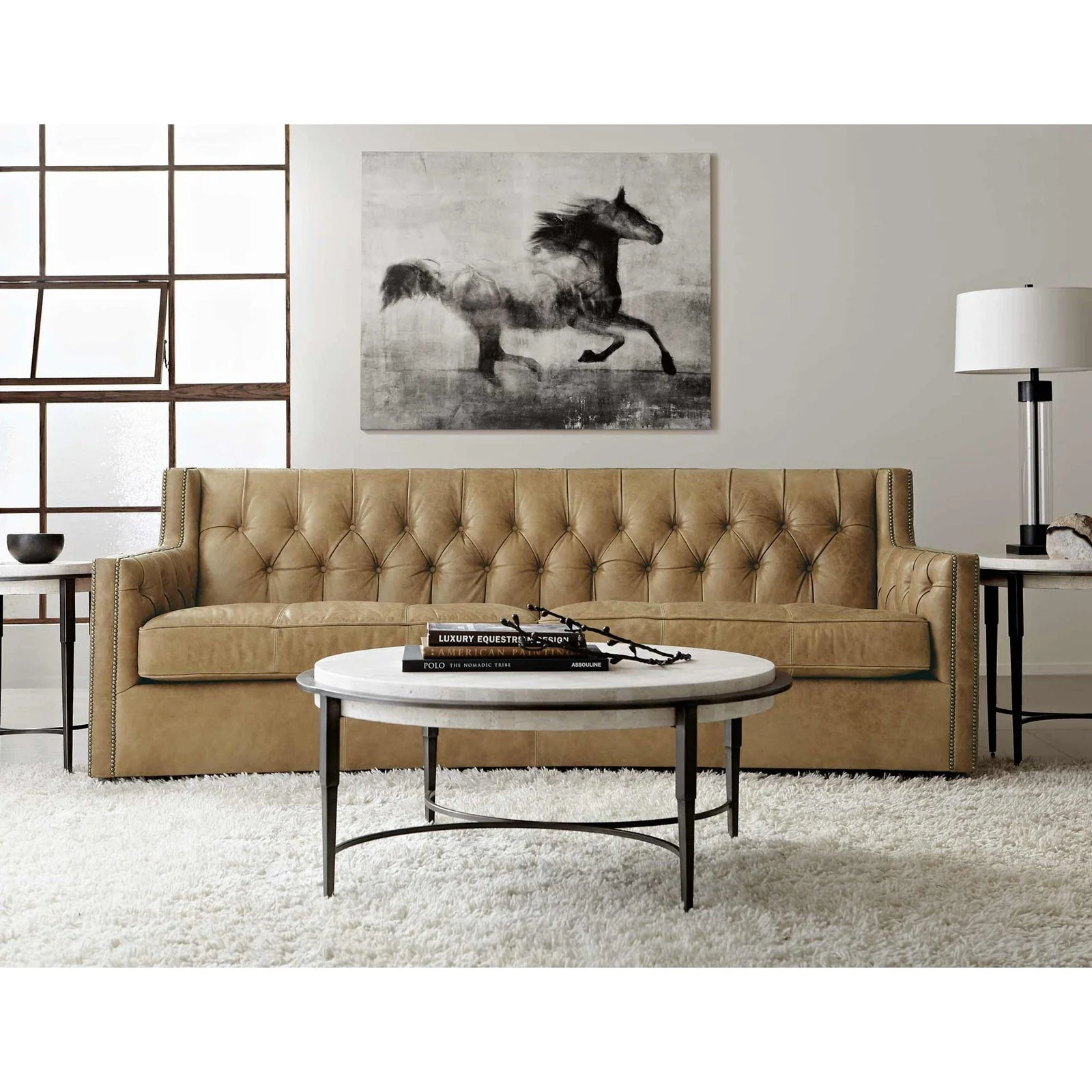 Bernhardt Candace Leather Sofa - Image 2