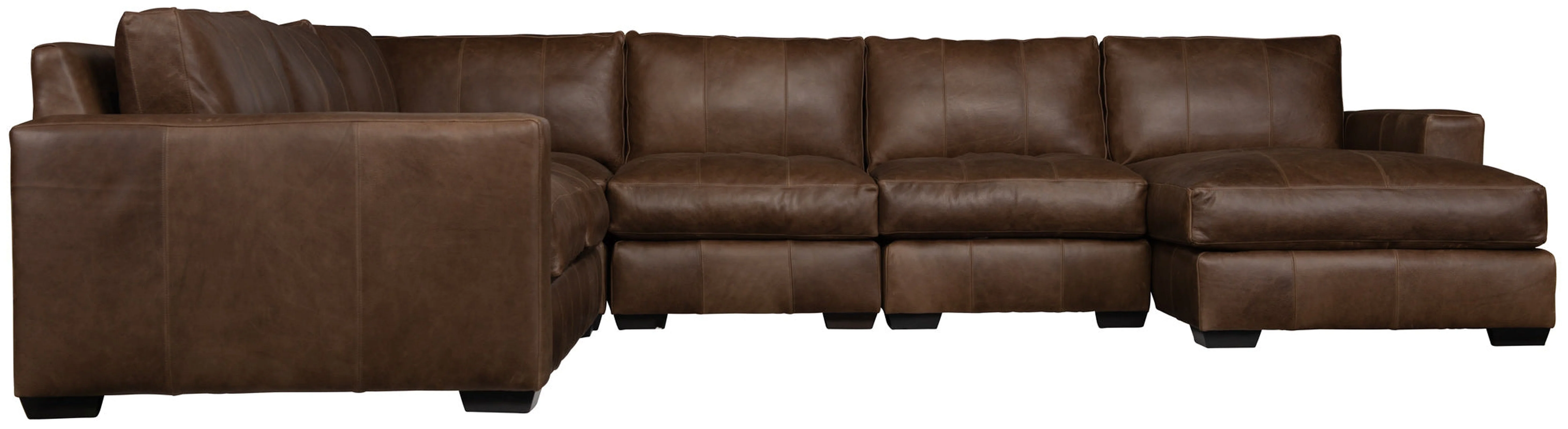 Bernhardt Dawkins Leather Sectional - Image 2