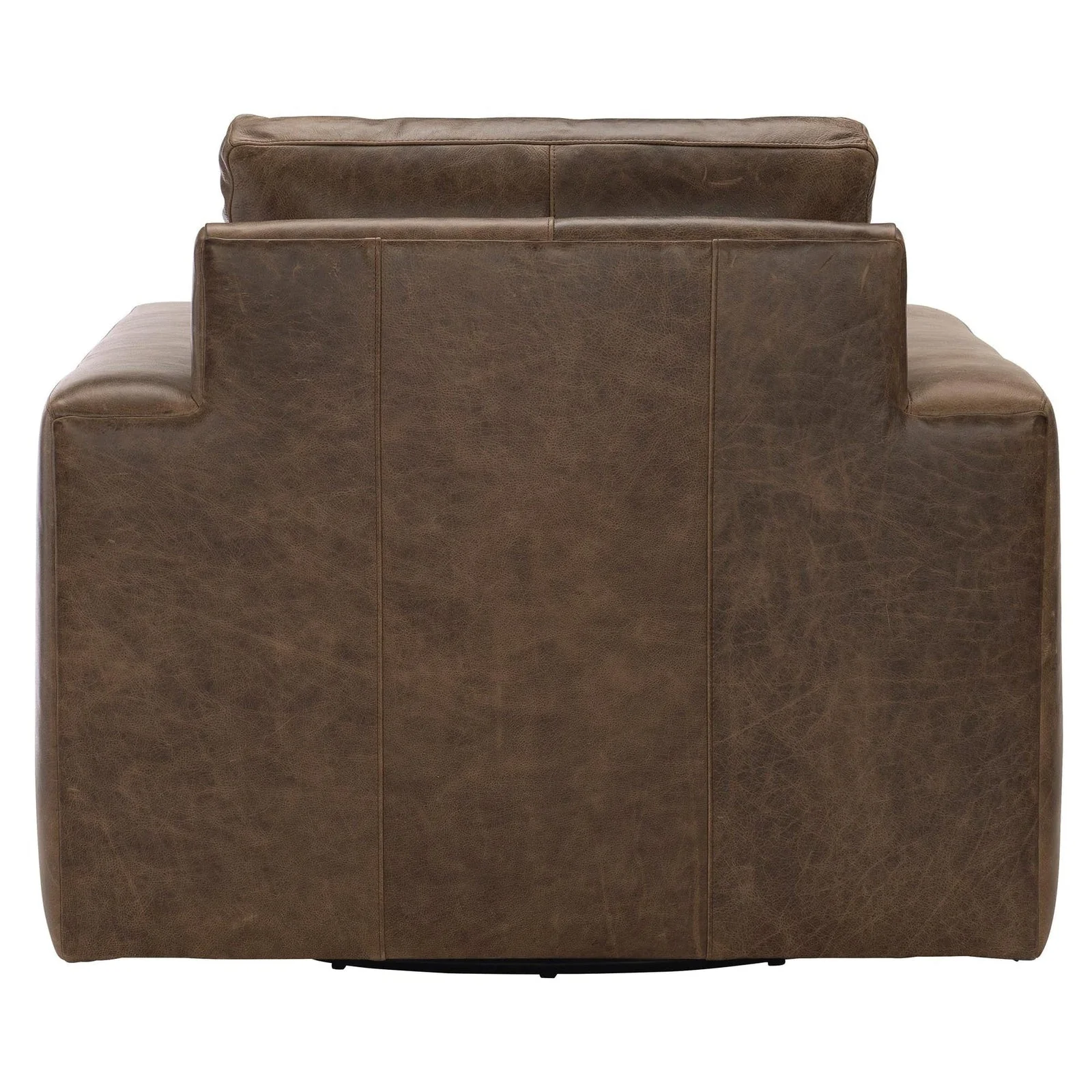 Bernhardt Dawkins Leather Swivel Chair - Image 4