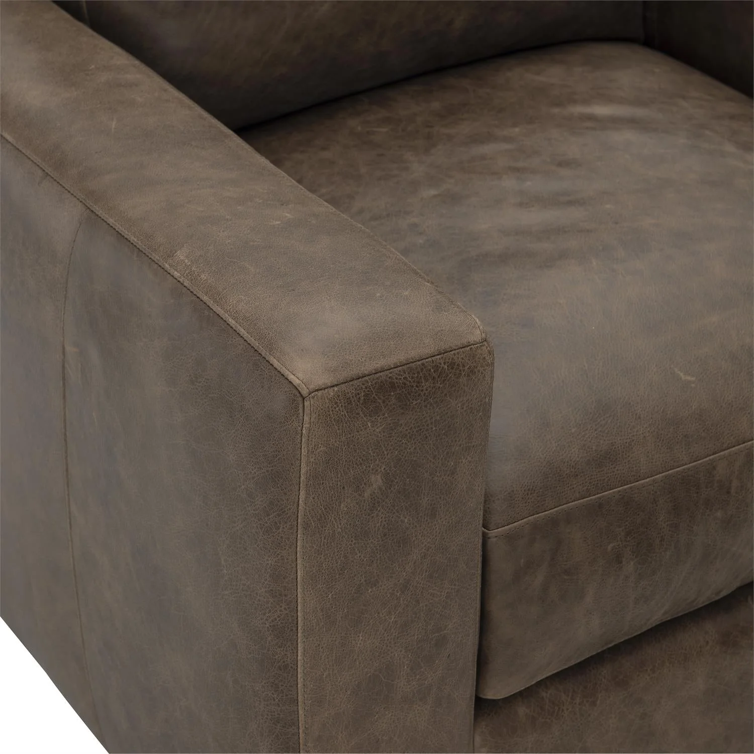 Bernhardt Dawkins Leather Swivel Chair - Image 5