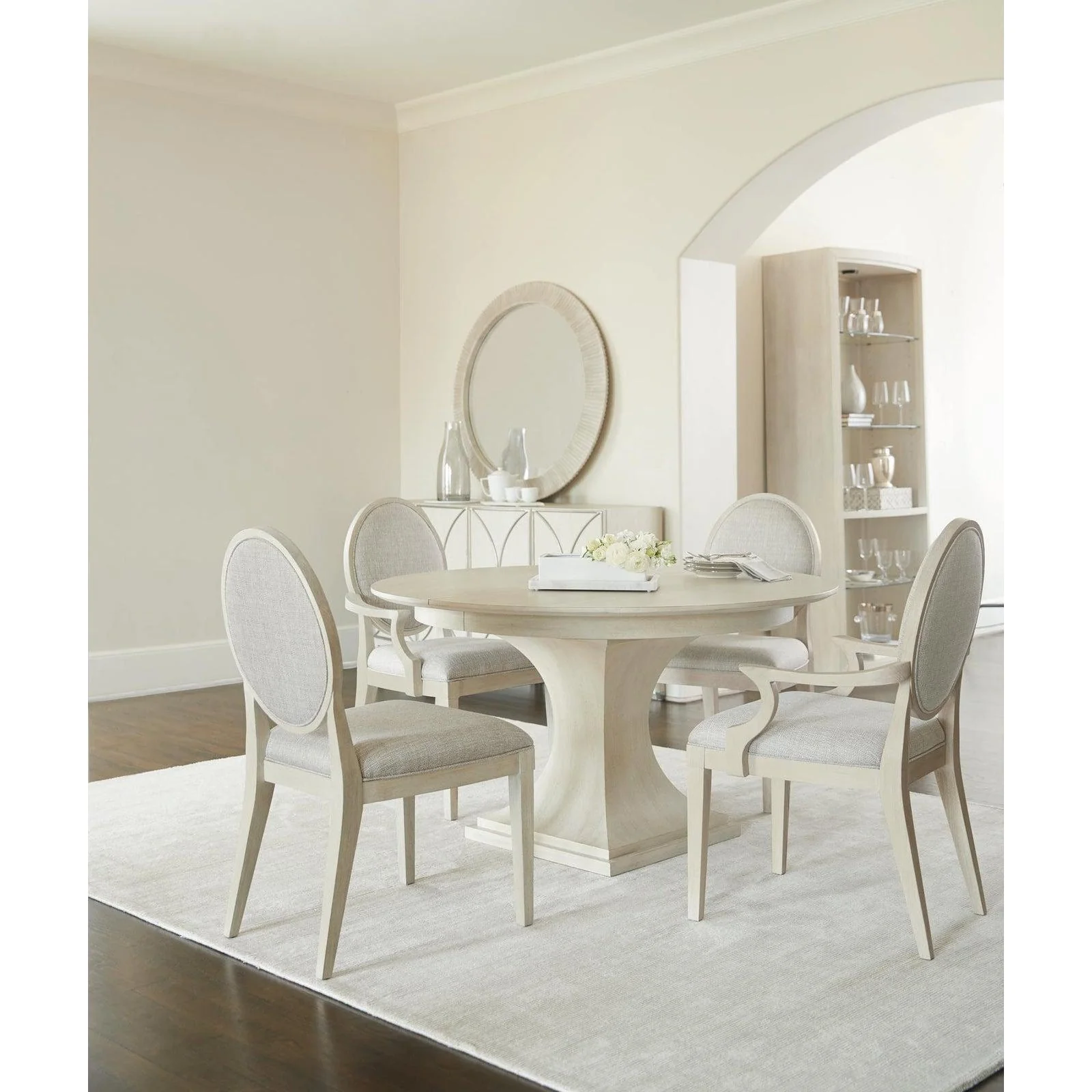 Bernhardt East Hampton Oval Back Arm Chair - Image 4