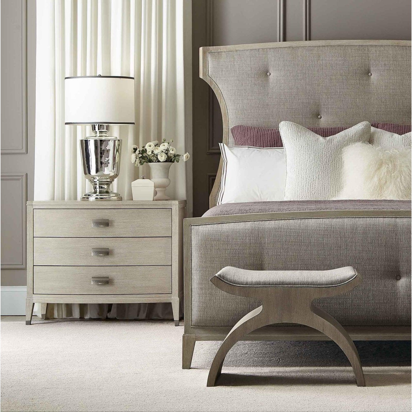 Bernhardt East Hampton Upholstered Bed - Image 4