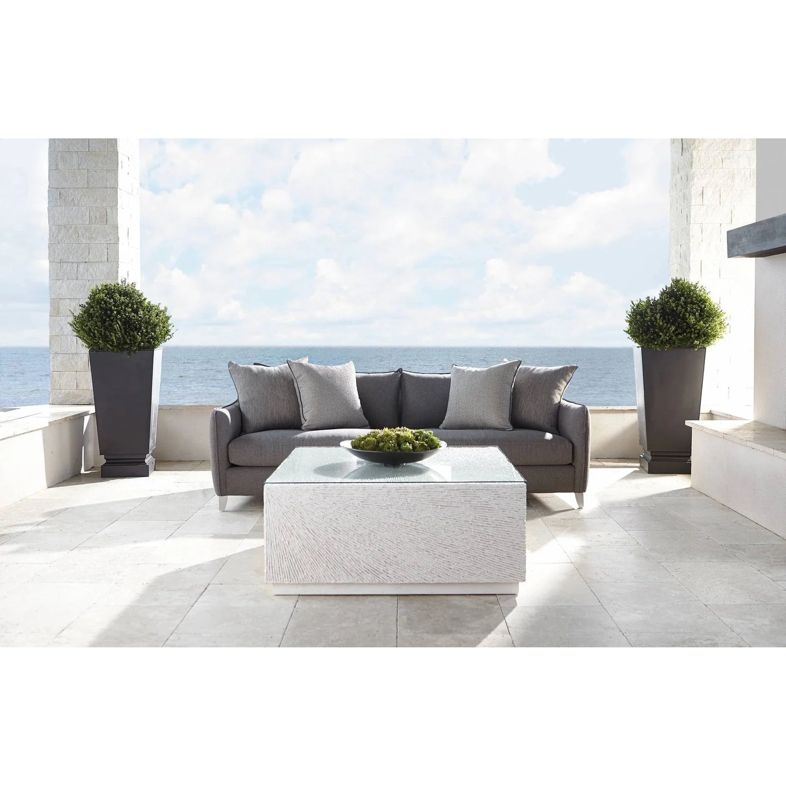 Bernhardt Exteriors Tenerife Coco Twig Cocktail Table - Image 2