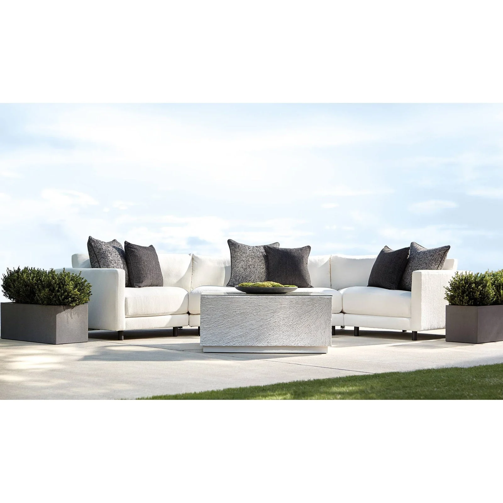 Bernhardt Exteriors Tenerife Coco Twig Cocktail Table - Image 4