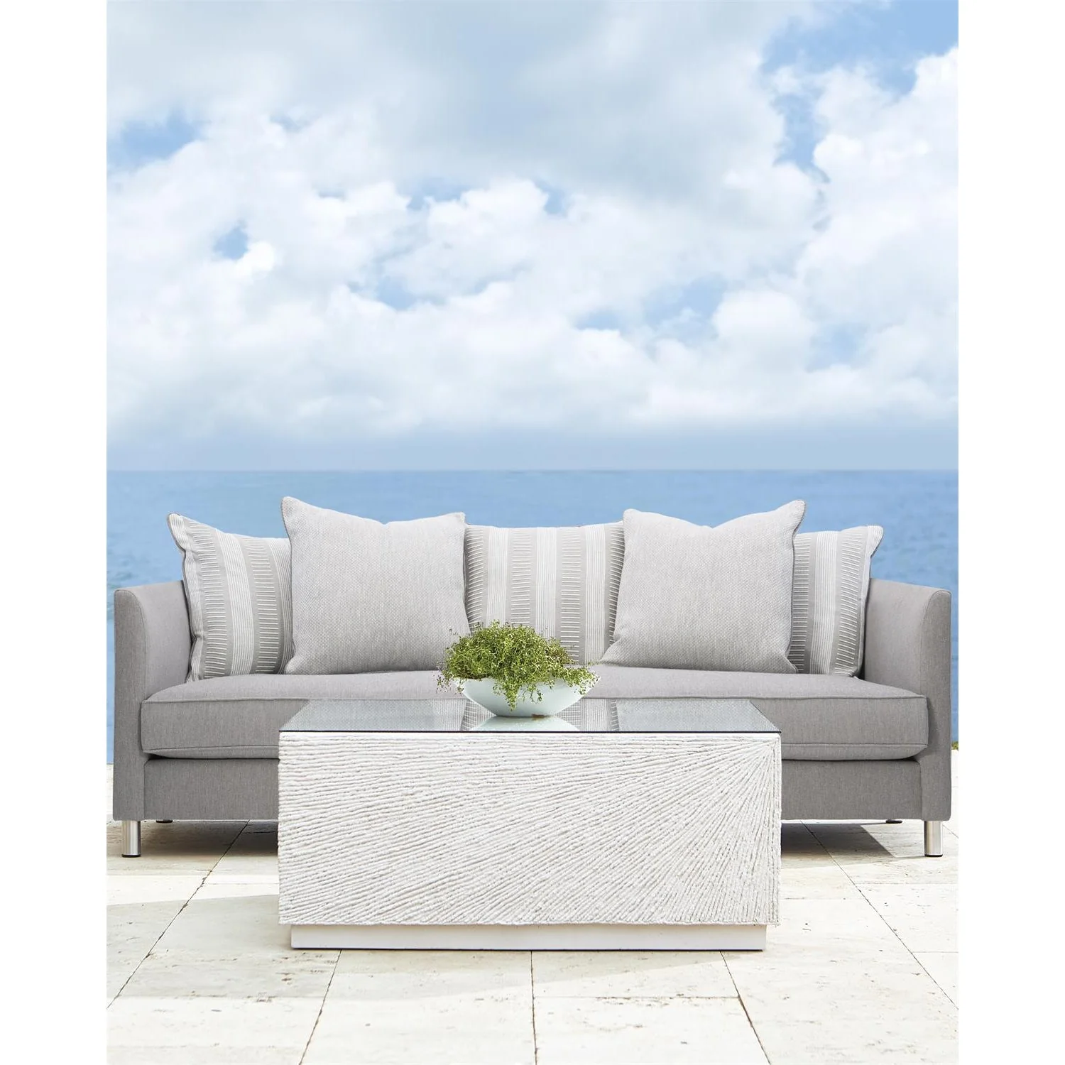 Bernhardt Exteriors Tenerife Square Coco Twig Cocktail Table Y25 - Image 6
