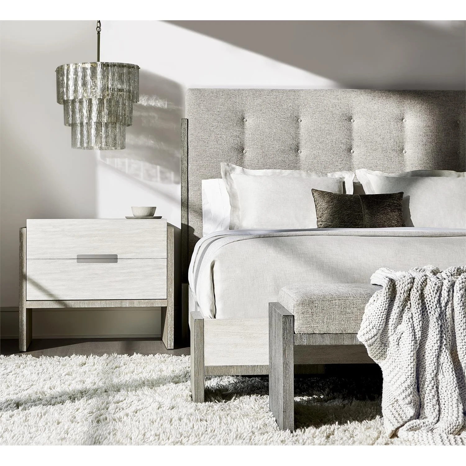 Bernhardt Foundations Nightstand with Two Drawers Y25 - Image 2