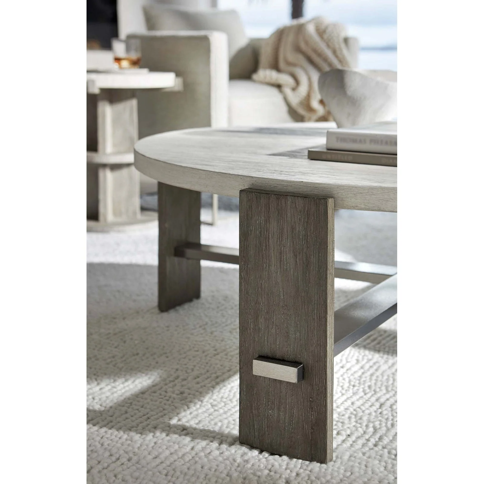 Bernhardt Foundations Round Cocktail Table - Image 3