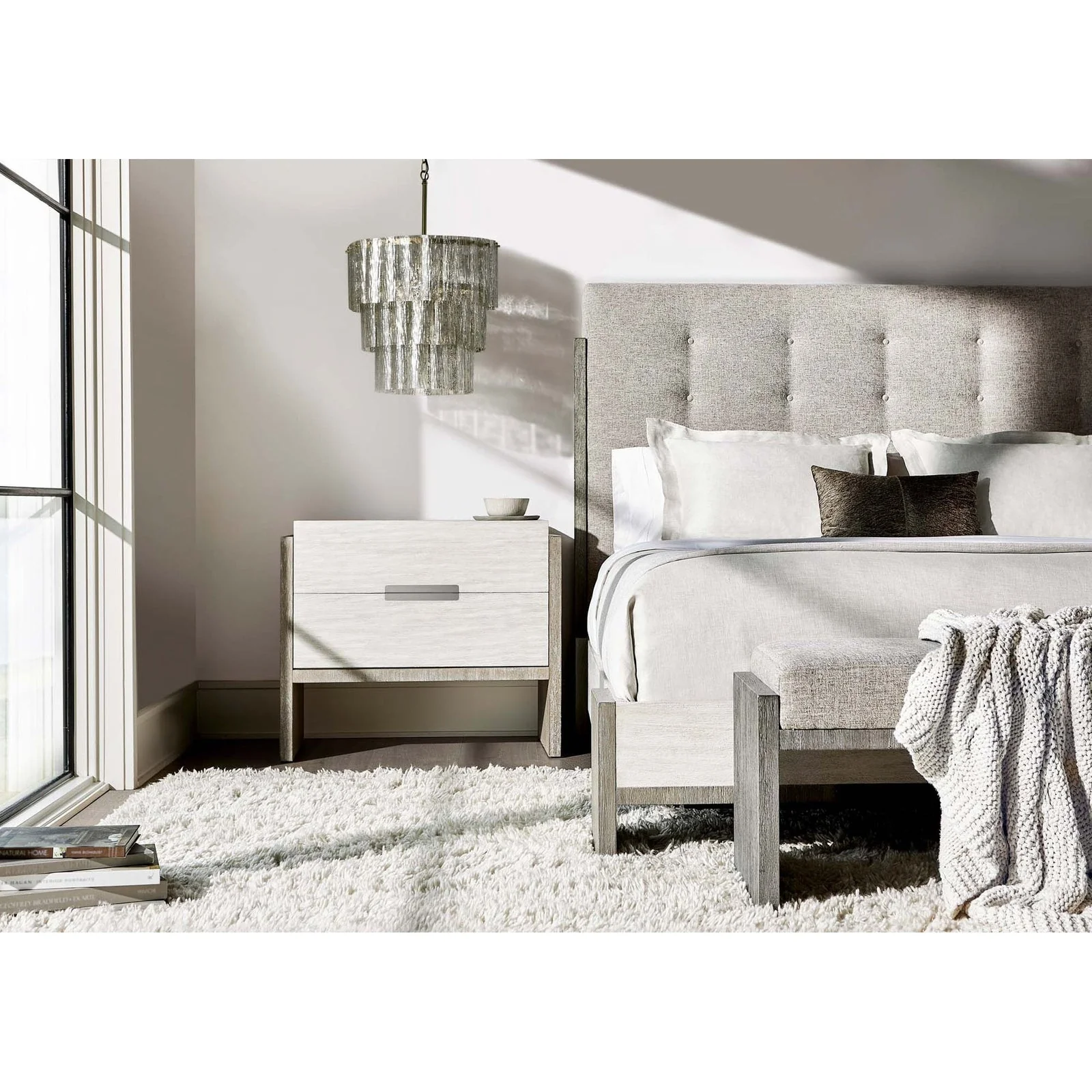 Bernhardt Foundations Upholstered Panel Bed - Image 3