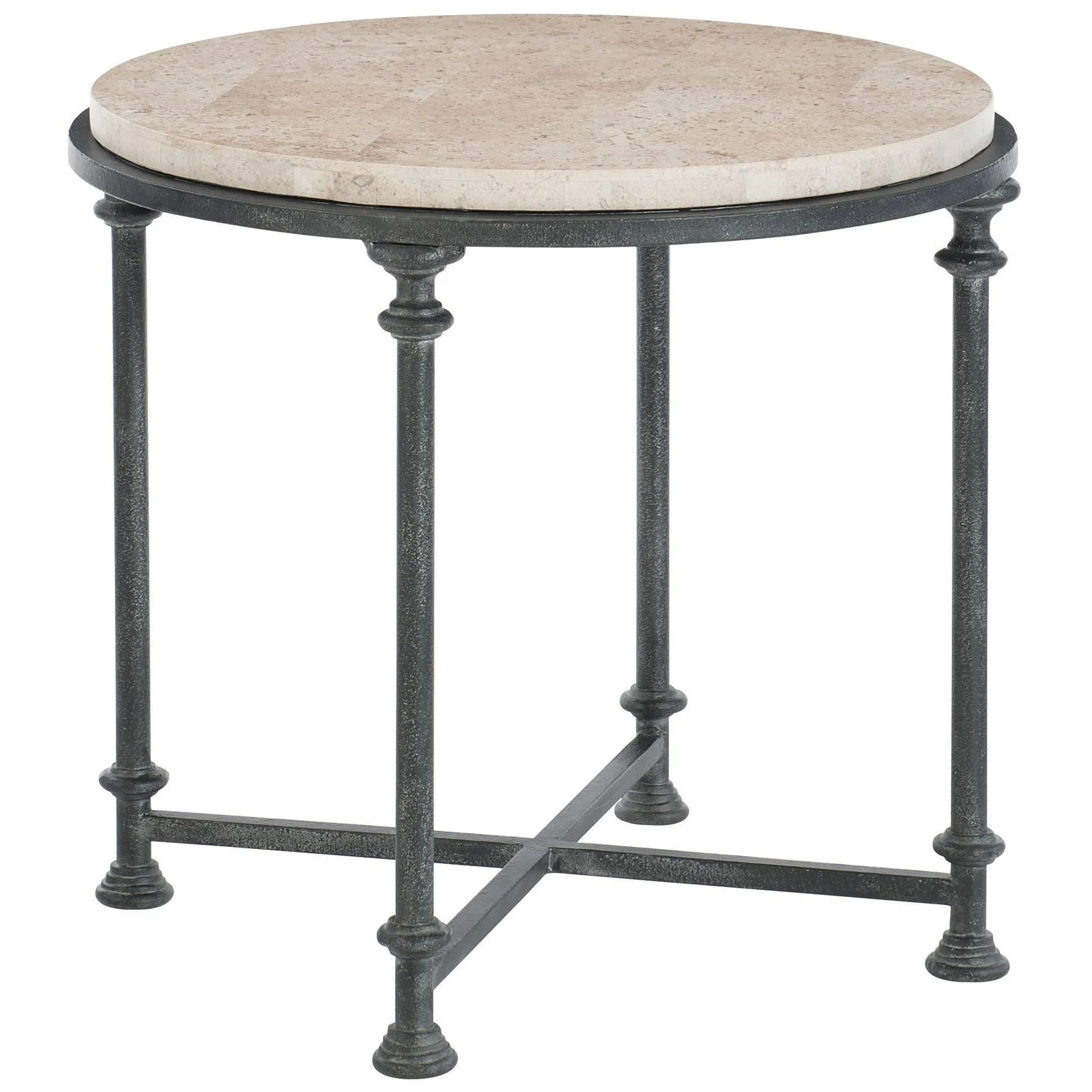 Bernhardt Galesbury Round Metal End Table - Image 2