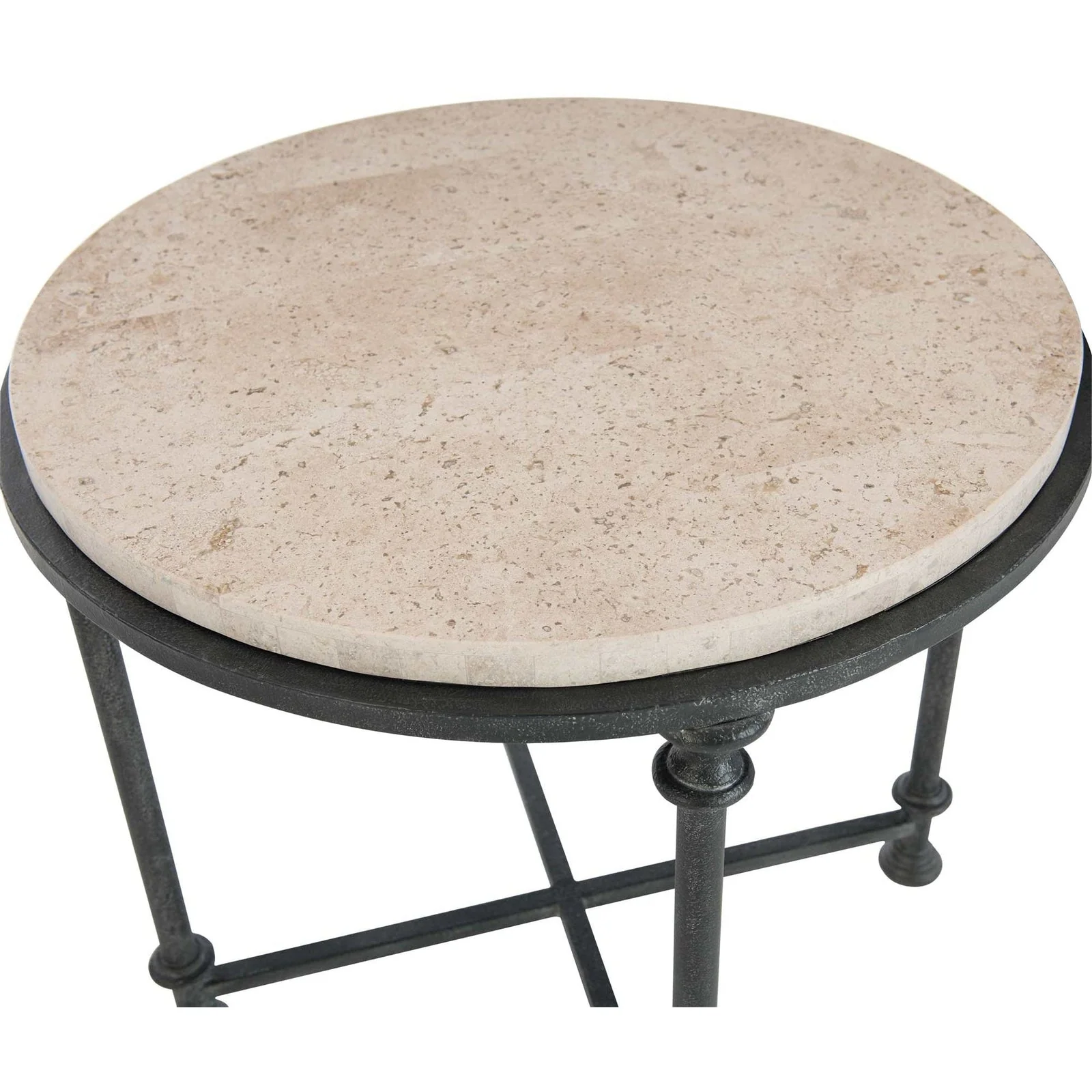 Bernhardt Galesbury Round Metal End Table - Image 4