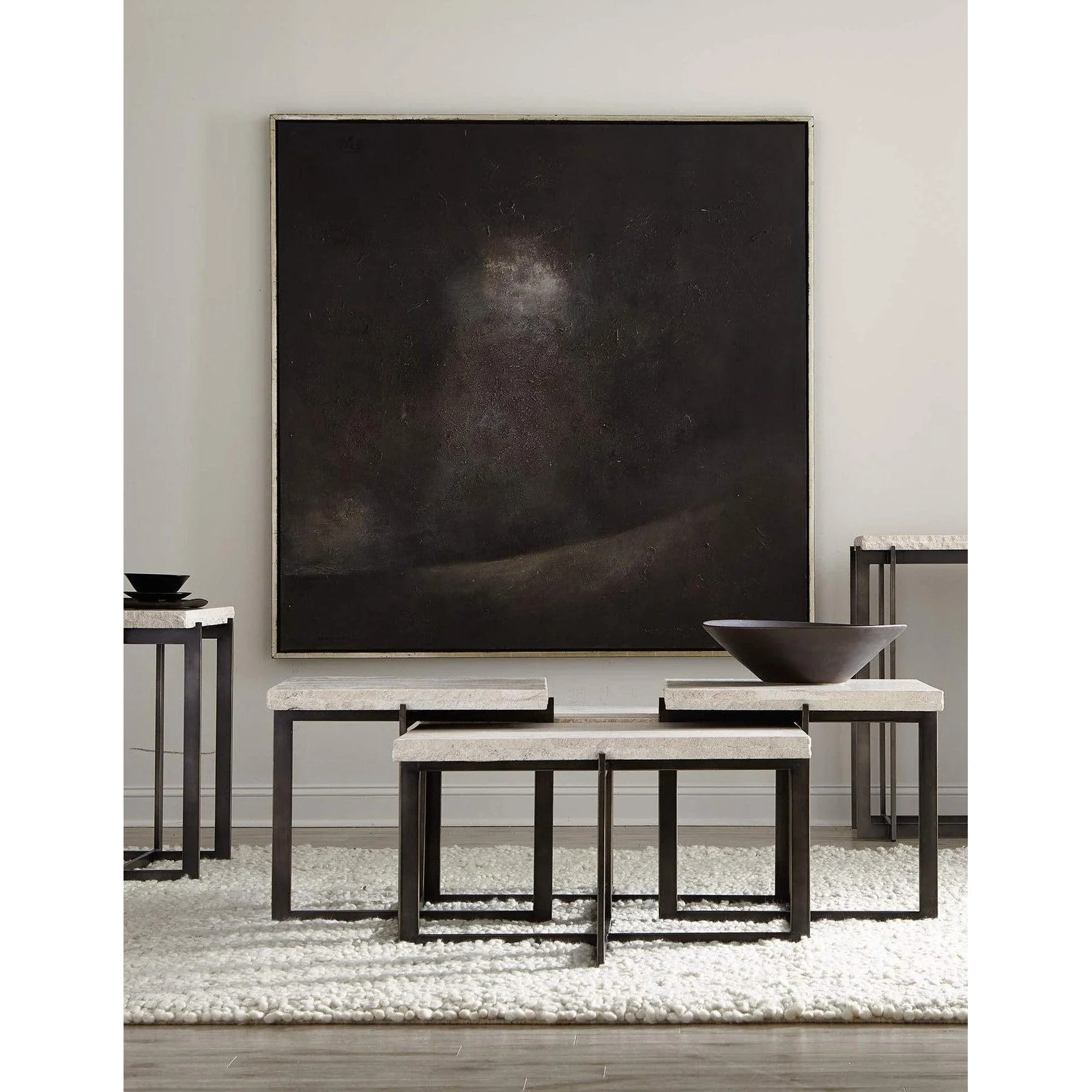 Bernhardt Hathaway Metal Bunching Cocktail Table II - Image 2