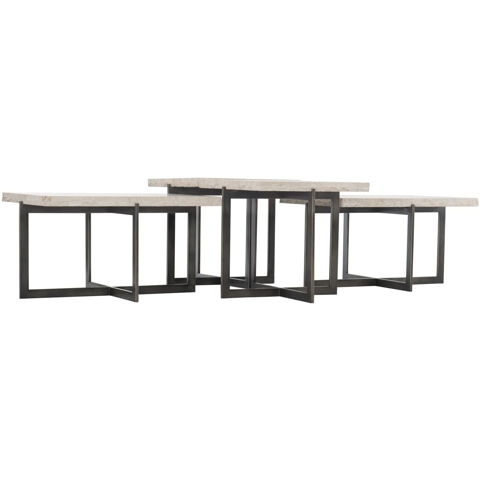 Bernhardt Hathaway Metal Bunching Cocktail Table II - Image 6