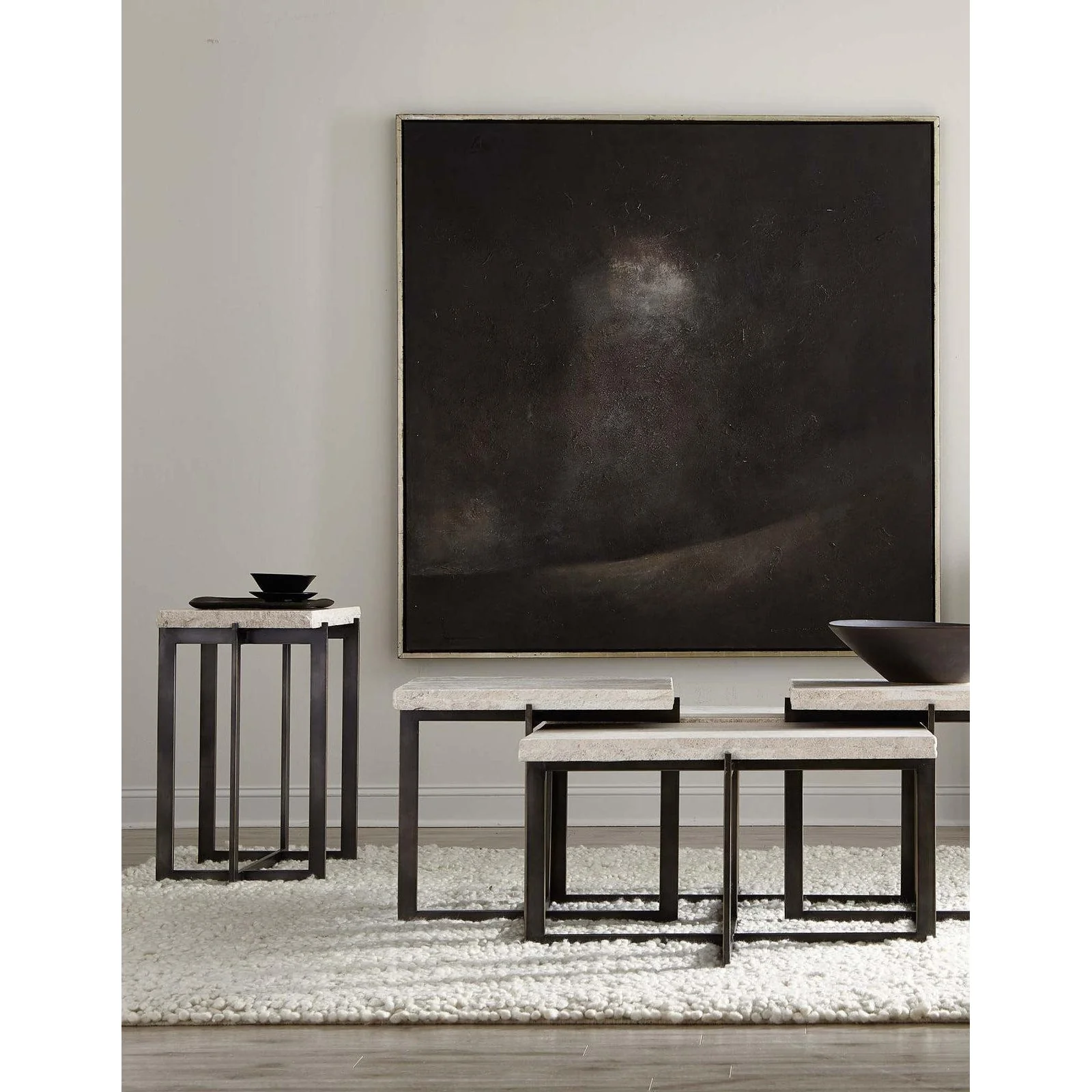 Bernhardt Hathaway Metal Drink Table - Image 2