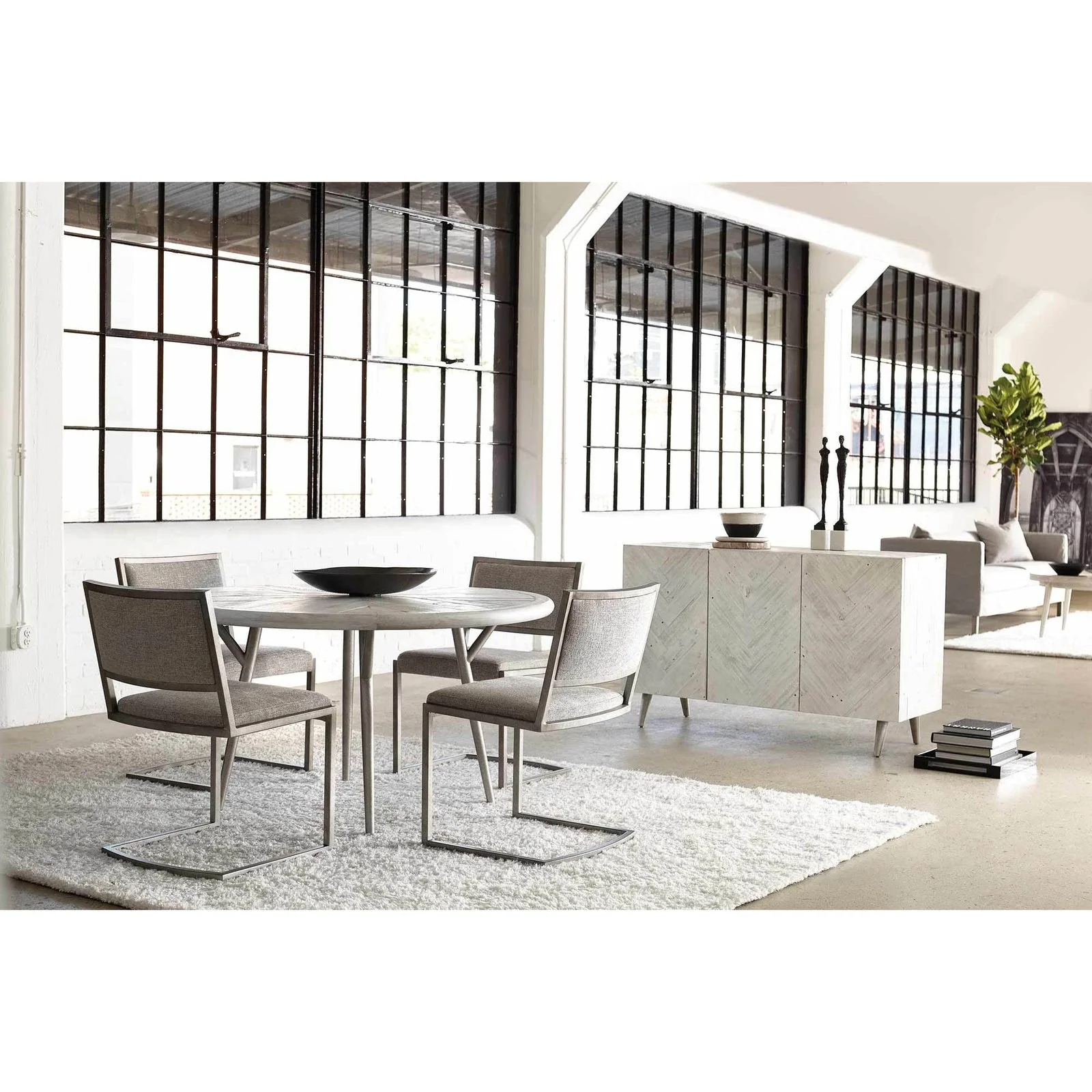 Bernhardt Highland Park Ames Metal Side Chair Clearance - Image 3