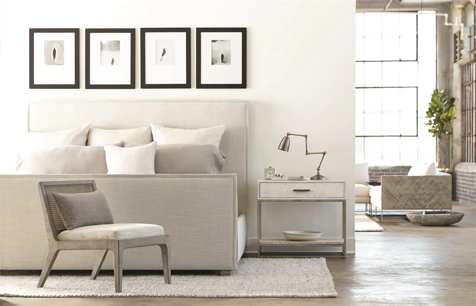 Bernhardt Highland Park Sawyer Upholstered Bed - Image 7