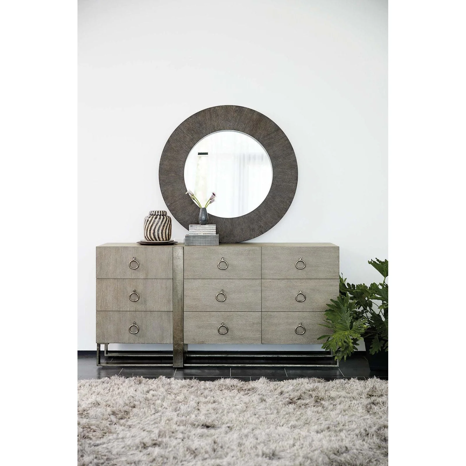 Bernhardt Linea Round Mirror - Image 3