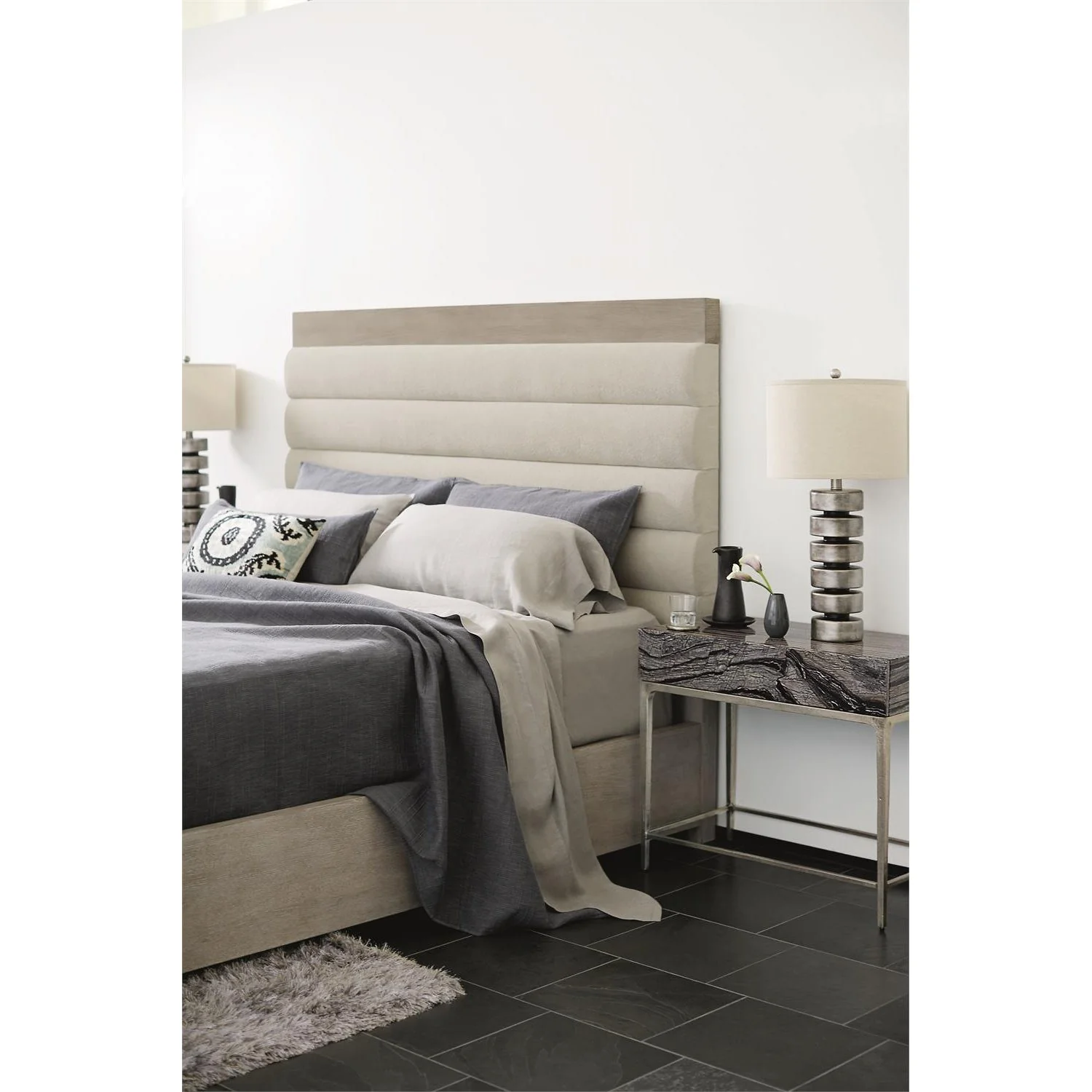Bernhardt Linea Upholstered Channel Bed - Image 4