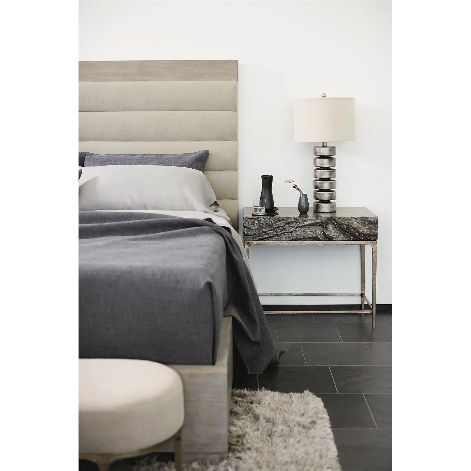 Bernhardt Linea Upholstered Channel Bed - Image 5