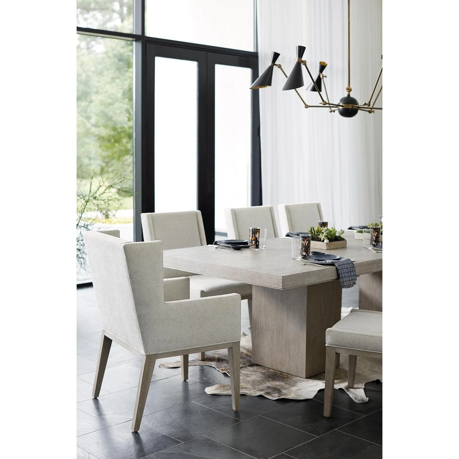 Bernhardt Linea Upholstered Side Chair - Image 4