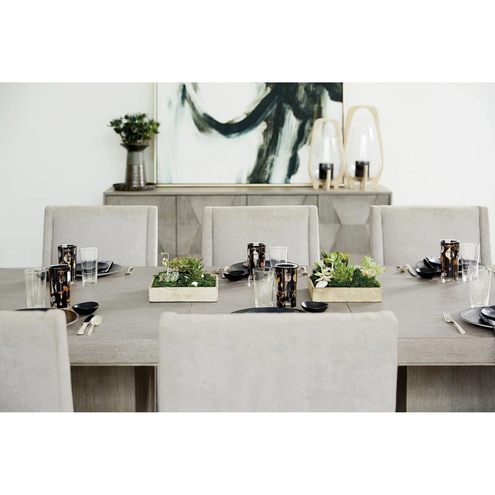 Bernhardt Linea Upholstered Side Chair - Image 6