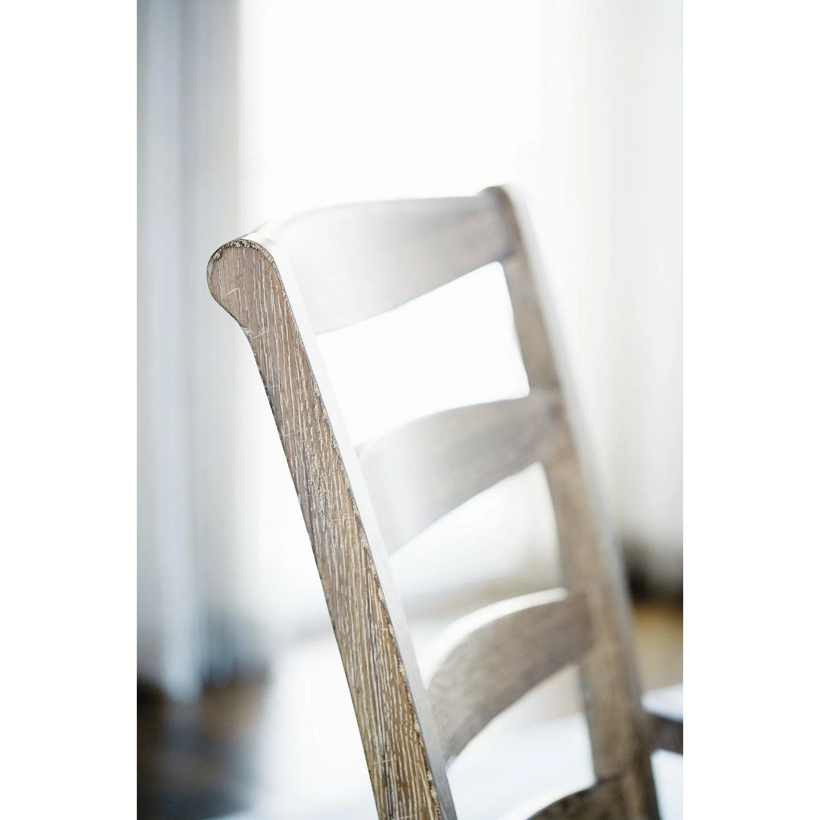 Bernhardt Rustic Patina Ladderback Side Chair - Image 8