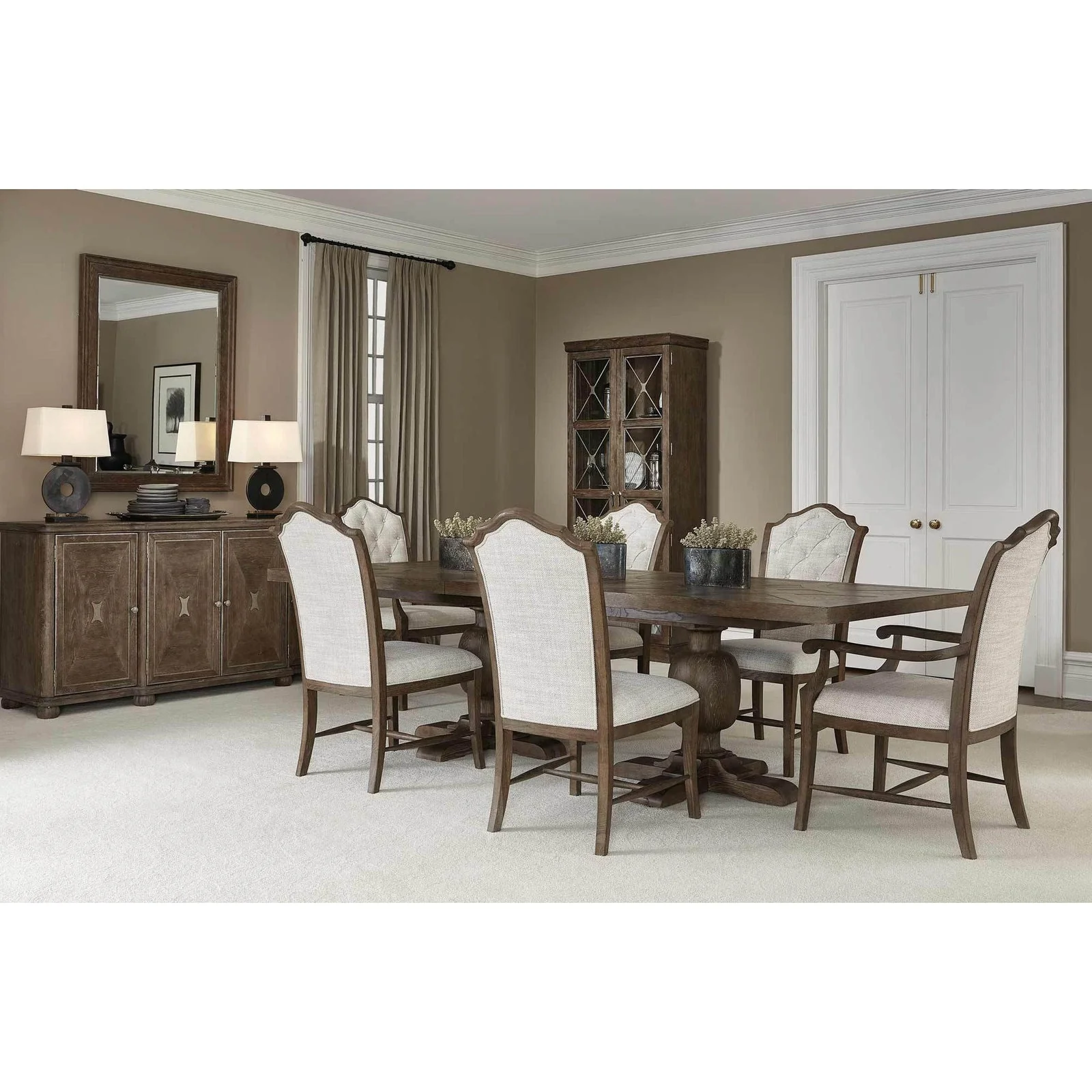Bernhardt Rustic Patina Side Chair - Image 2
