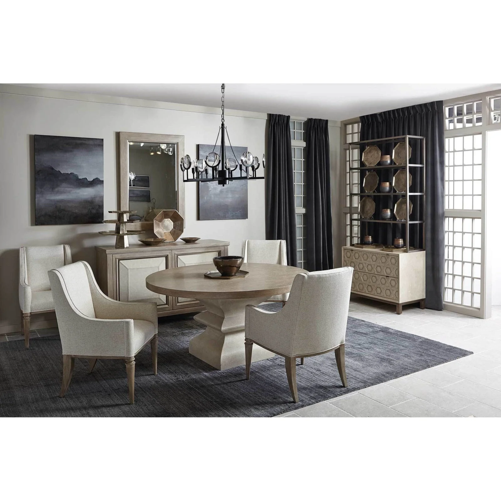 Bernhardt Santa Barbara Round Dining Table Y25 - Image 5