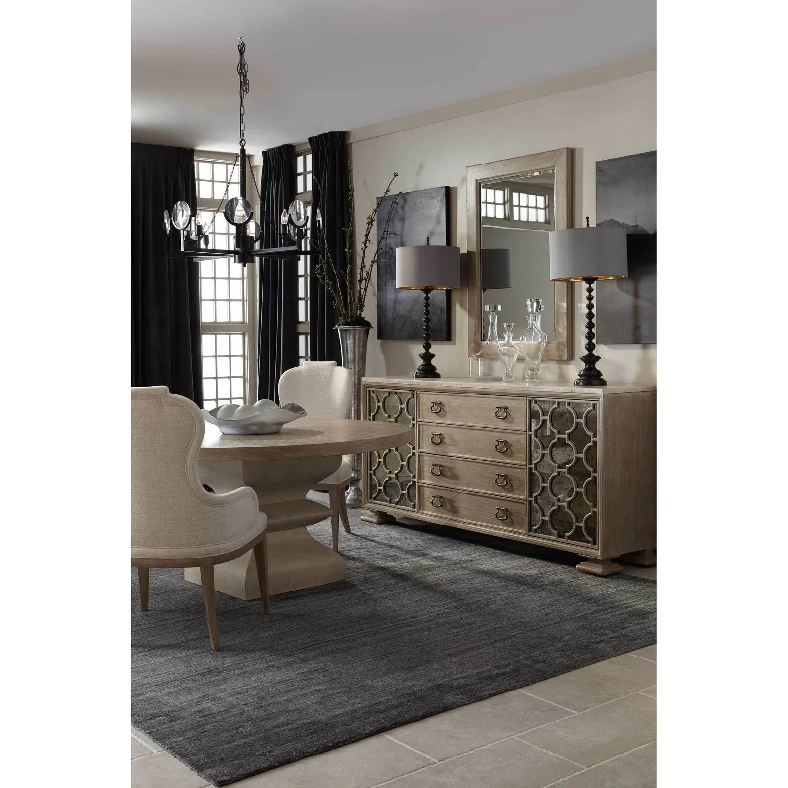 Bernhardt Santa Barbara Upholstered Arm Chair - Image 3