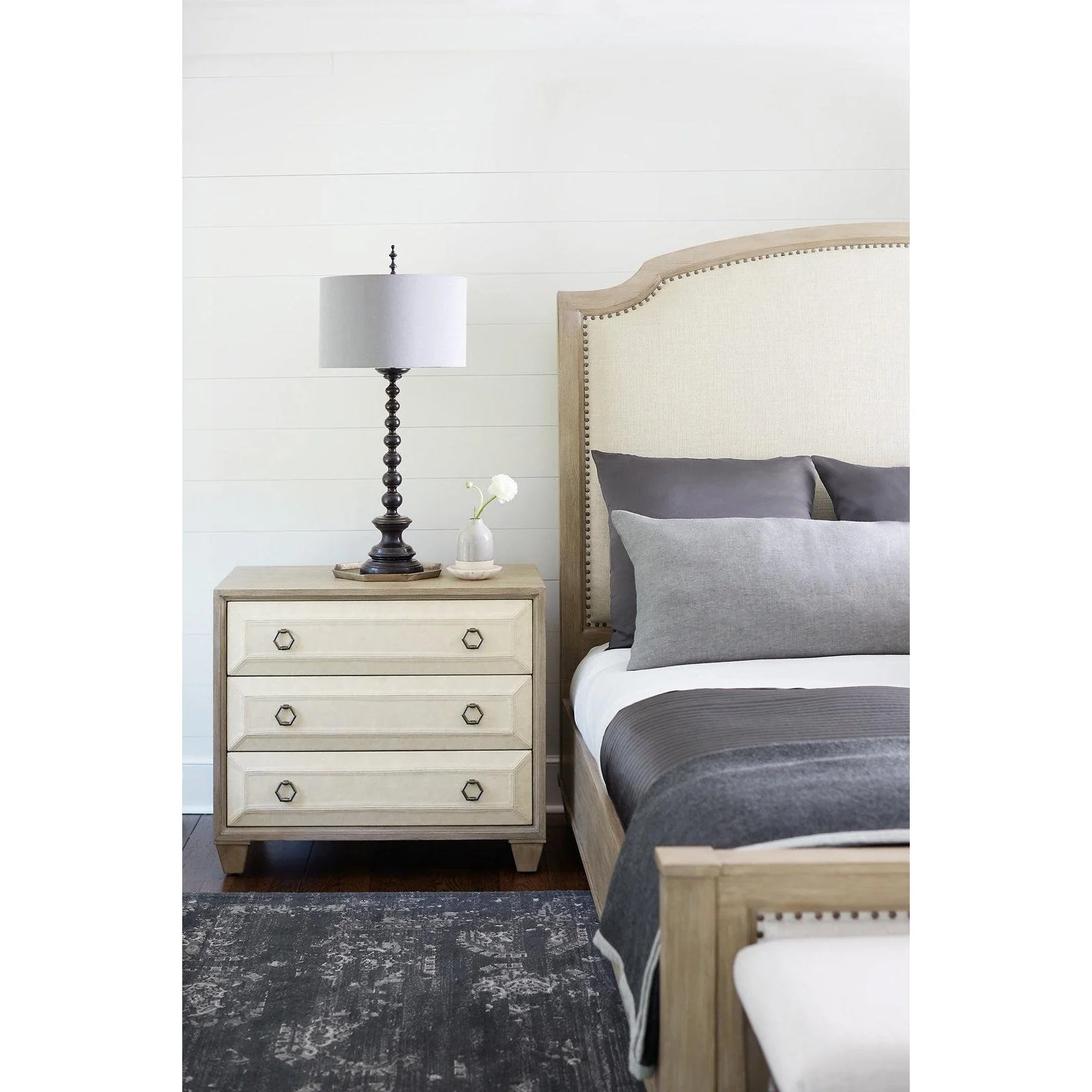 Bernhardt Santa Barbara Upholstered Sleigh Bed - Image 12