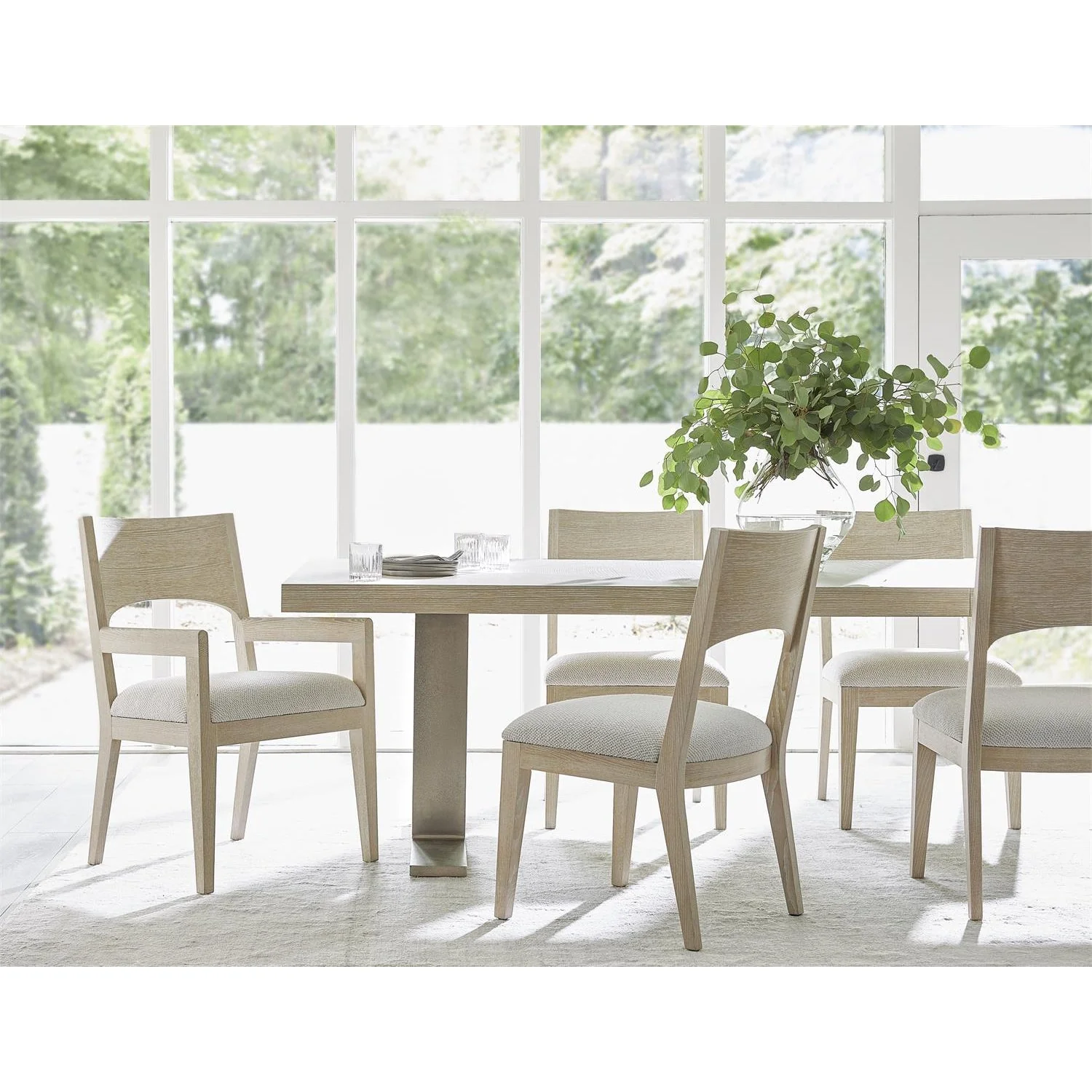 Bernhardt Solaria Rectangular Dining Table Y35 - Image 3